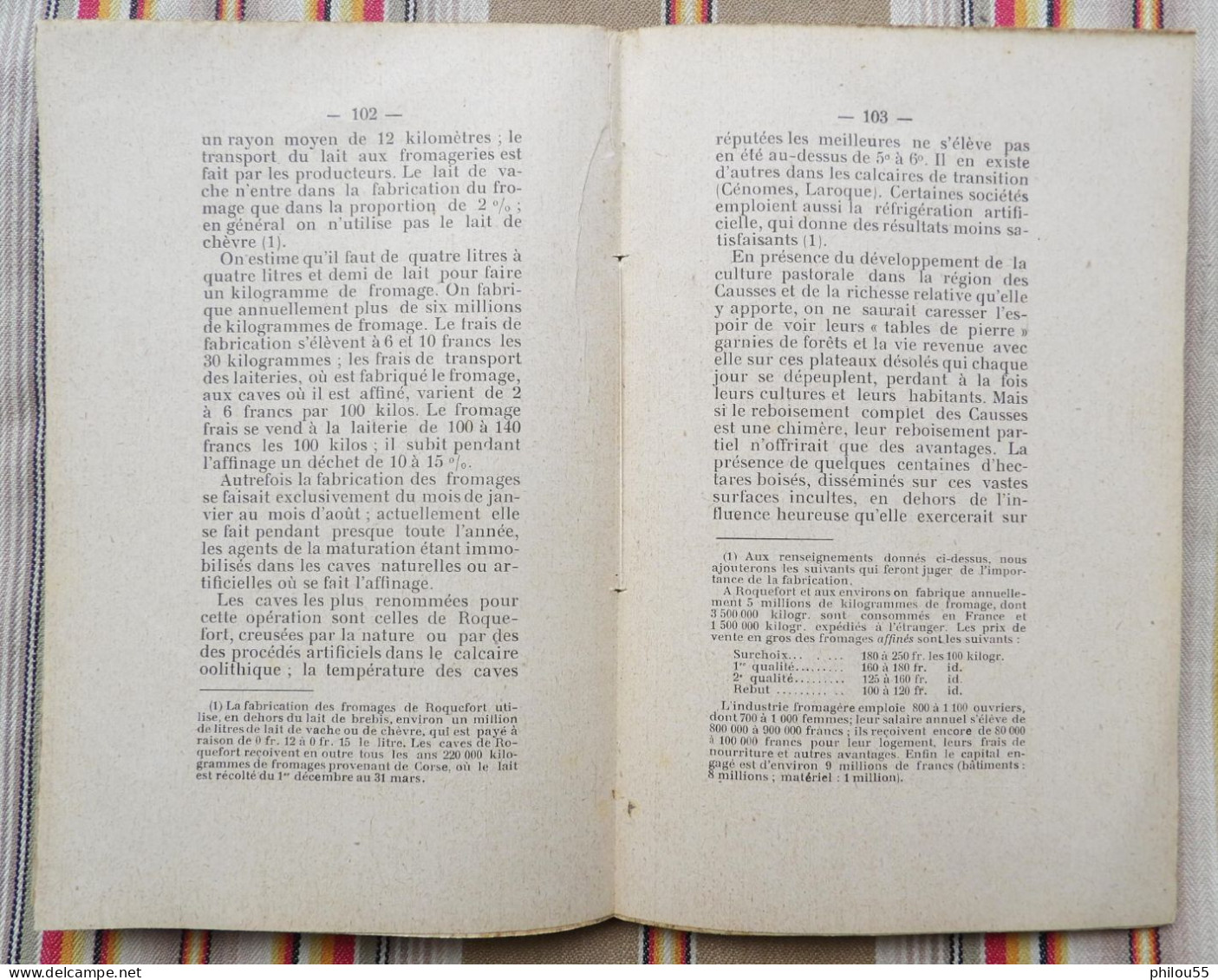 12 AVEYRON 1905 Regime des Cours d'Eau du Departement et Question de Reboisement par P. BUFFAULT
