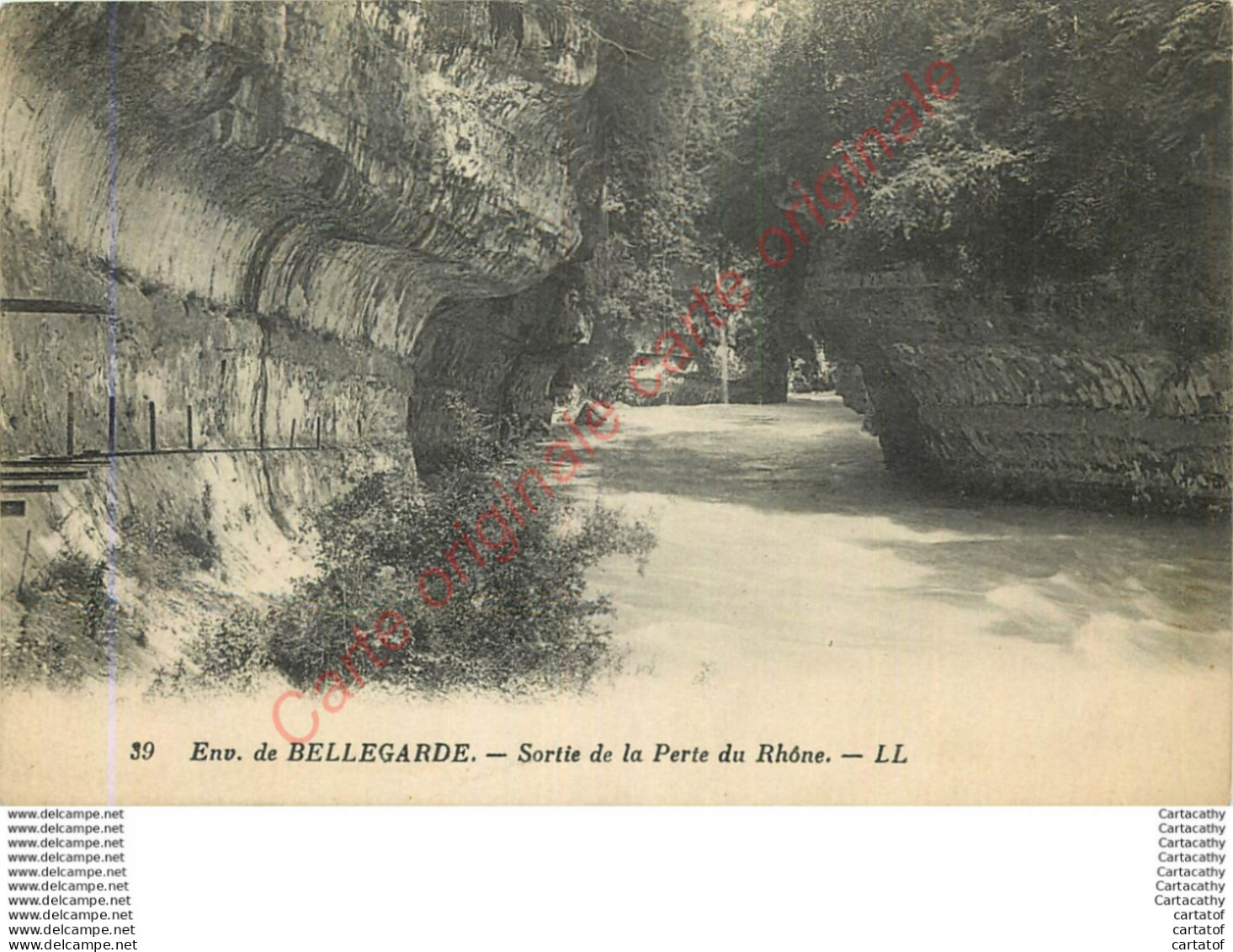 01.  BELLEGARDE .  Sortie De La Perte Du Rhône . - Bellegarde-sur-Valserine