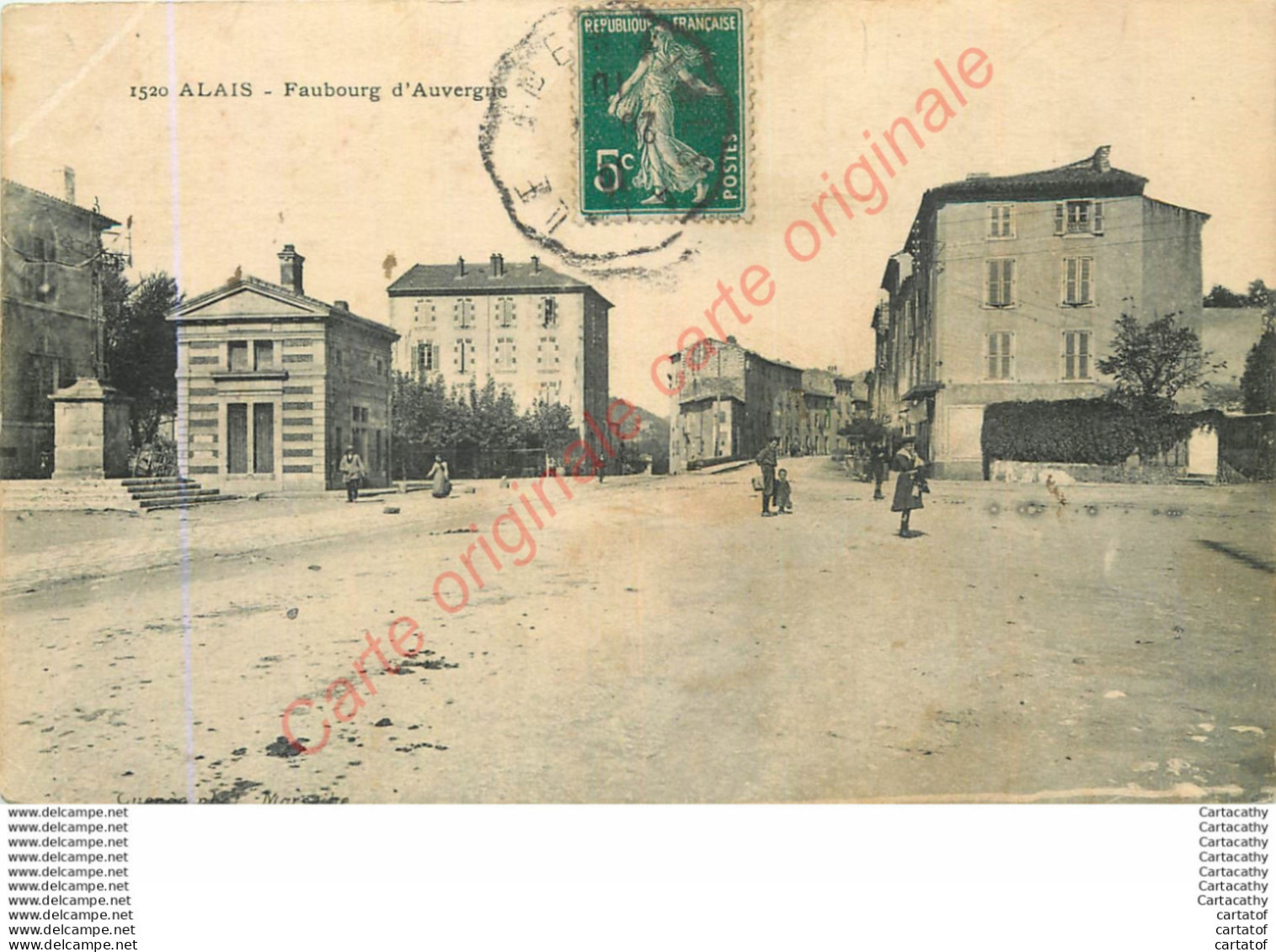 30.  ALAIS .  ALES .  Faubourg D'Auvergne . - Alès