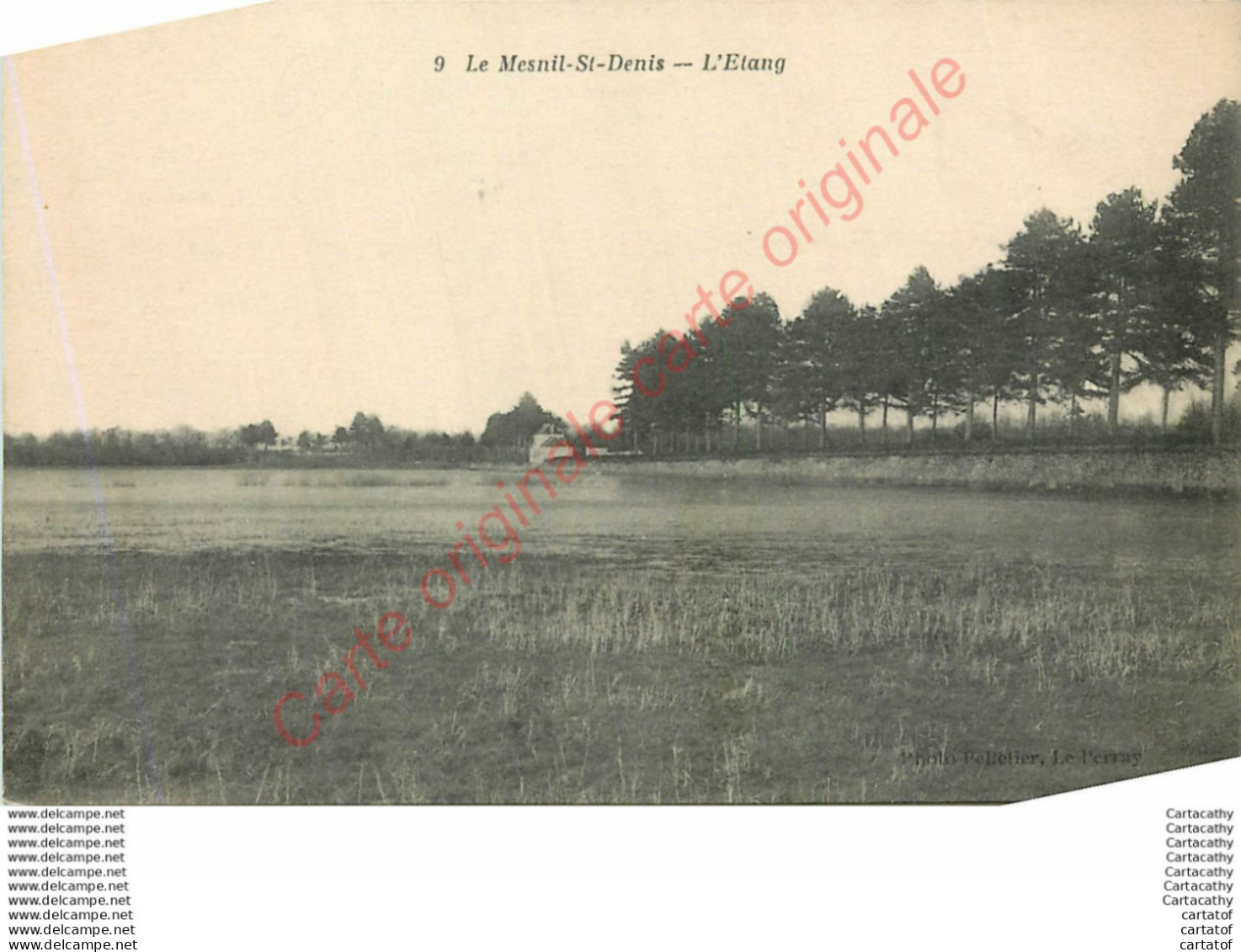 78.  LE MESNILS SAINT-DENIS .  L'Etang . - Le Mesnil Saint Denis