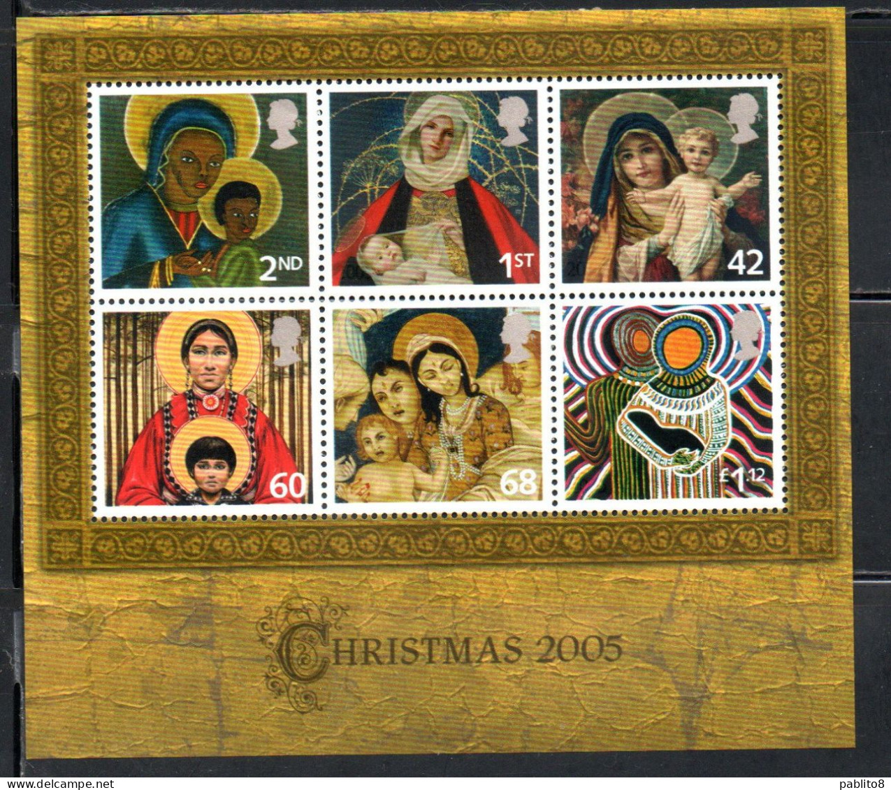 GREAT BRITAIN GRAN BRETAGNA 2005 CHRISTMAS NATALE NOEL WEIHNCHTEN NAVIDAD BLOCK SHEET MNH - Blocchi & Foglietti