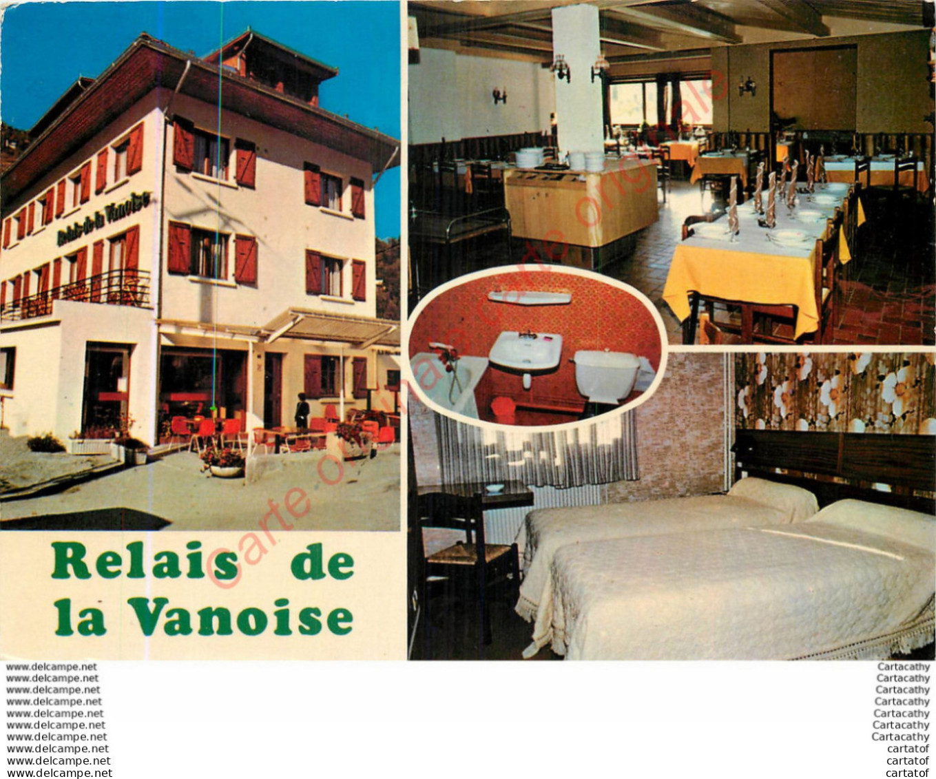 73.  BOURG SAINT MAURICE .  LE RELAIS DE LA VANOISE .  Hôtel Restaurant . - Bourg Saint Maurice