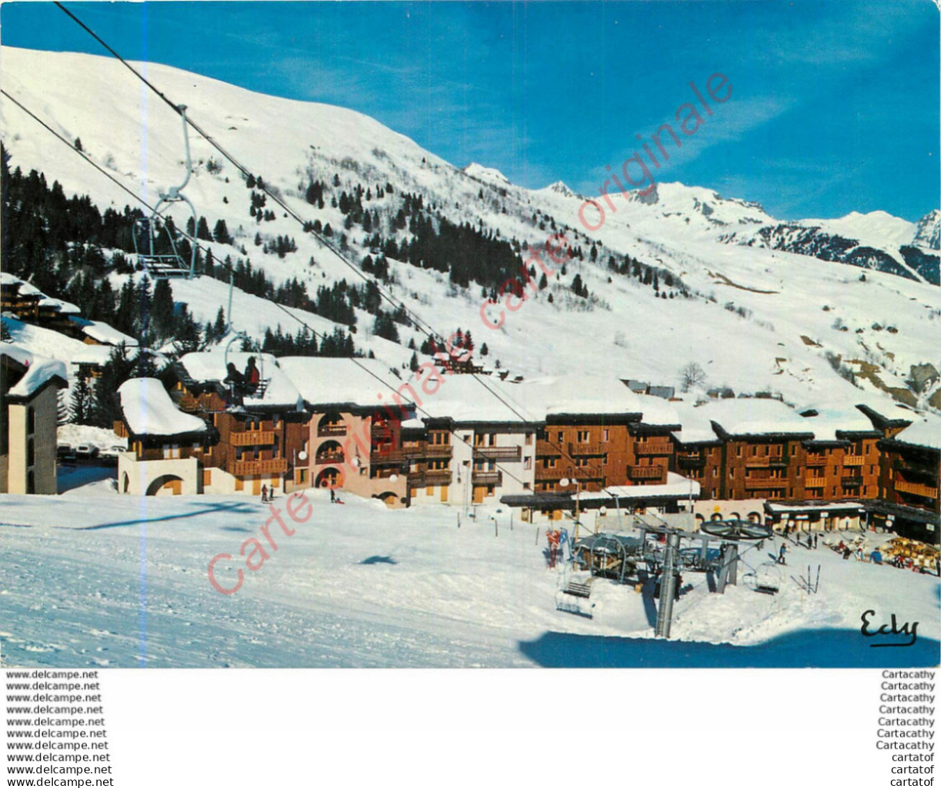 73.  VALMOREL .  Le Télésiège De Crève Coeur . - Valmorel