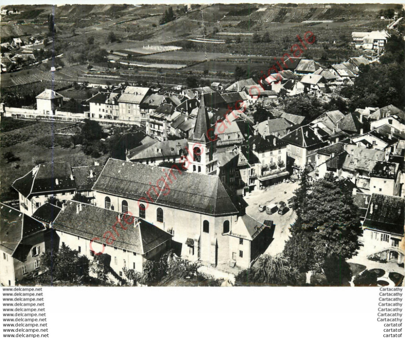 73.  SAINT PIERRE D'ALBIGNY .  L'église Et La Place . - Saint Pierre D'Albigny