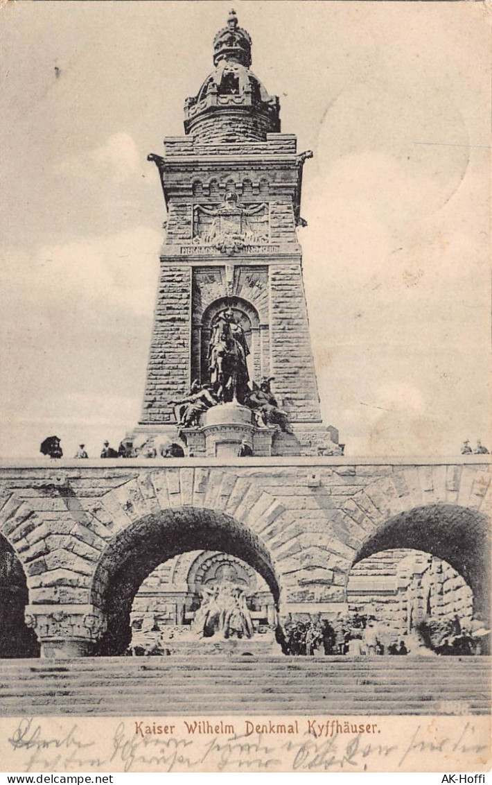 Bad Frankenhausen, Kaiser Wilhelm Denkmal Kyffhäuser Gl.1904 - Kyffhäuser