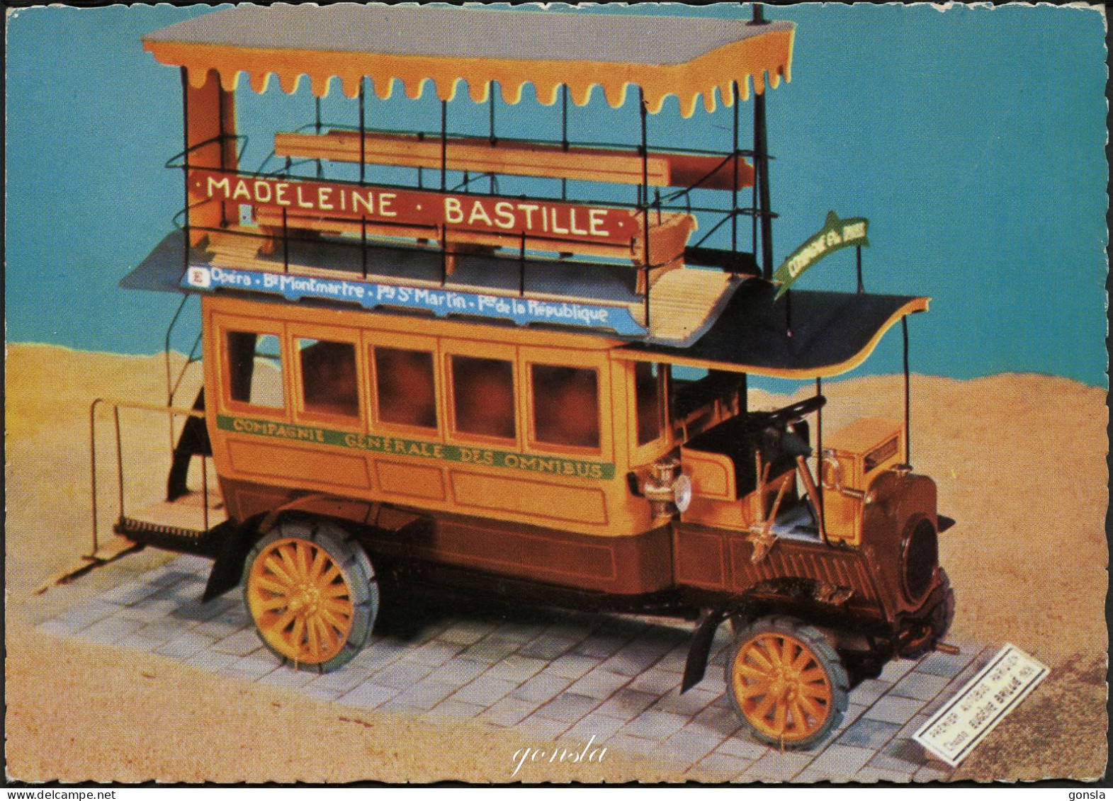AUTOBUS PARISIEN 1906 "Maquette" - Autobús & Autocar