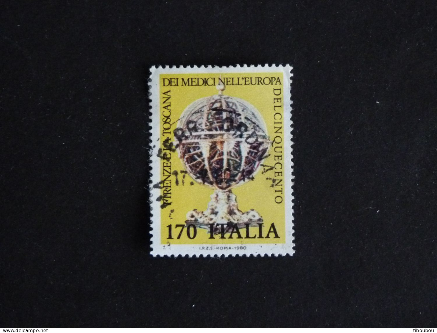 ITALIE ITALIA YT 1431 OBLITERE - FLORENCE ET LA TOSCANE DES MEDICIS / SPHERE - 1971-80: Used