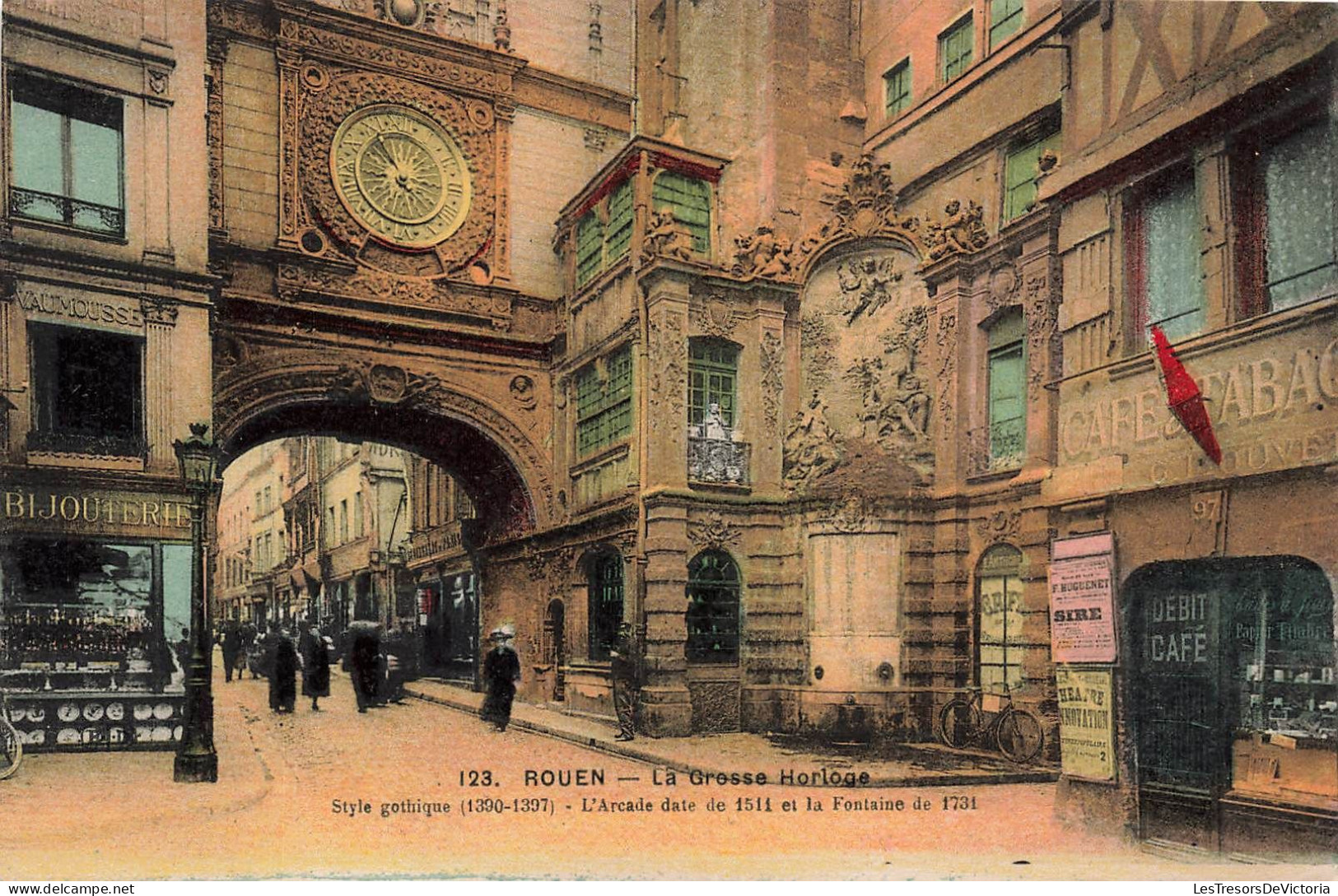 FRANCE - Rouen - La Grosse Horloge - Carte Postale Ancienne - Rouen