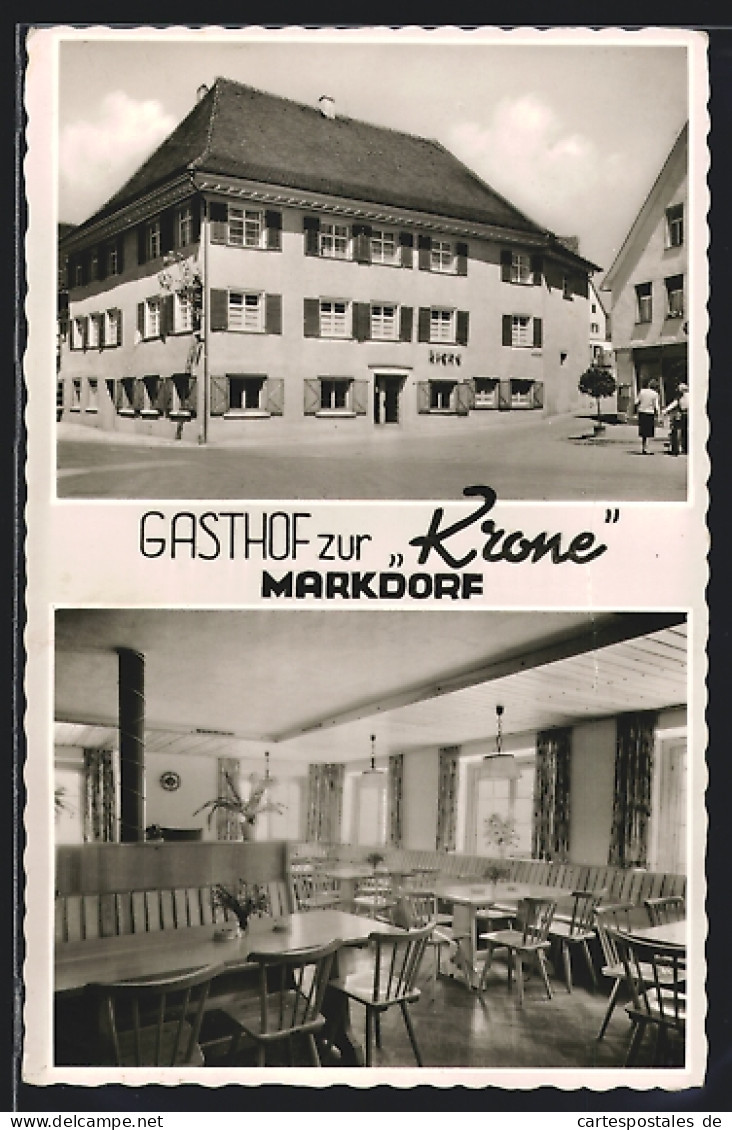 AK Markdorf /Bodensee, Gasthof Zur Krone  - Markdorf