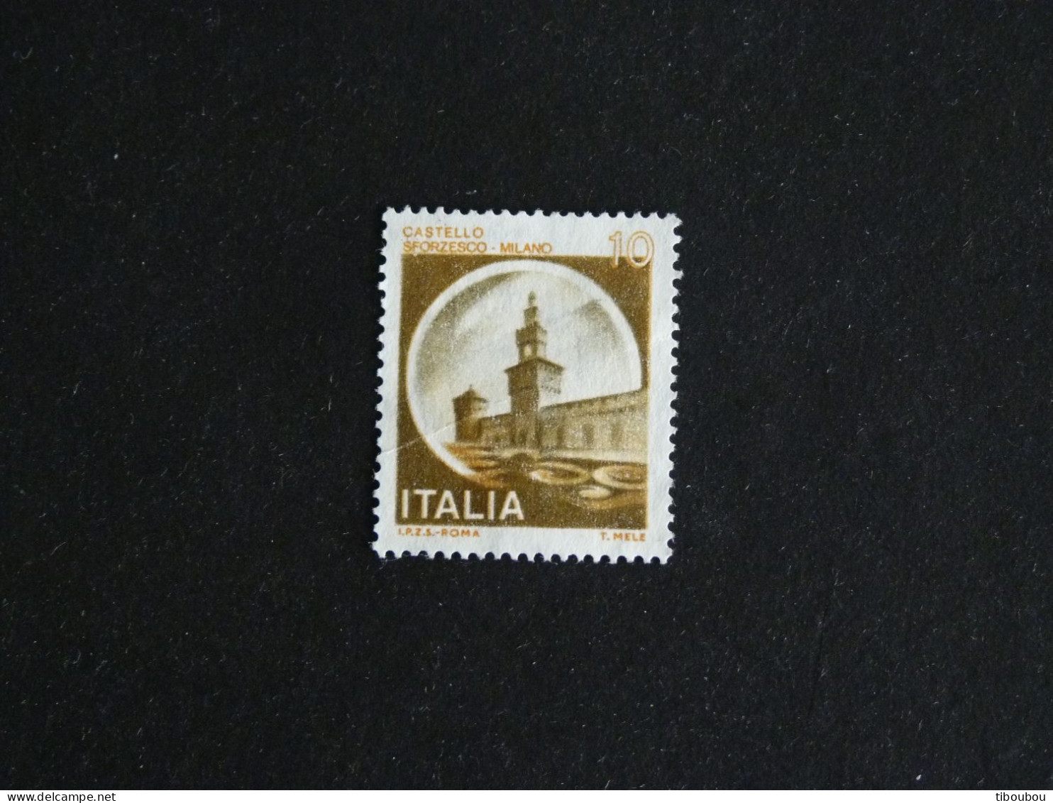 ITALIE ITALIA YT 1434 OBLITERE - CHATEAU SFORZESCO MILAN - 1971-80: Used