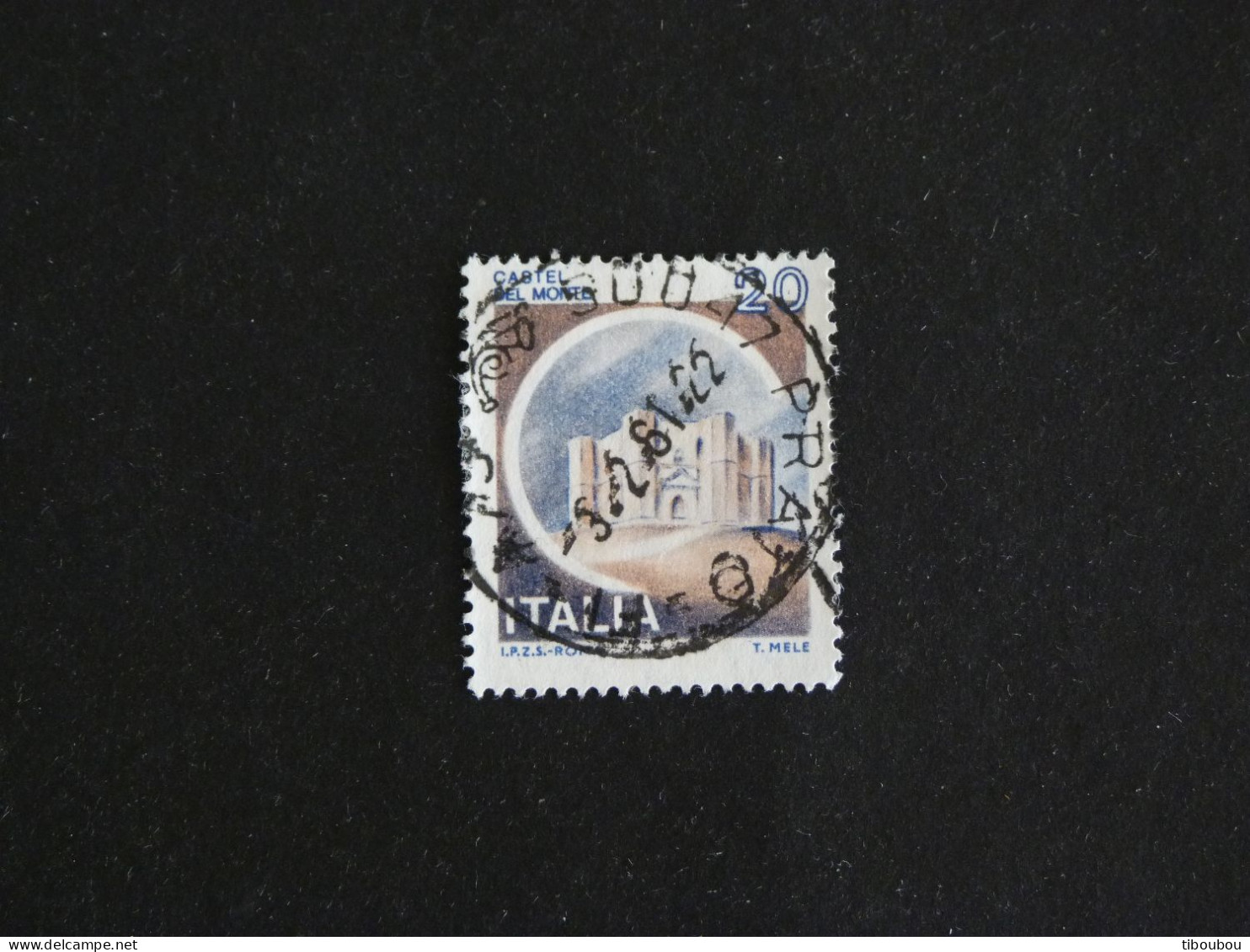 ITALIE ITALIA YT 1435 OBLITERE - CHATEAU DEL MONTE ANDRIA BARI - 1971-80: Afgestempeld