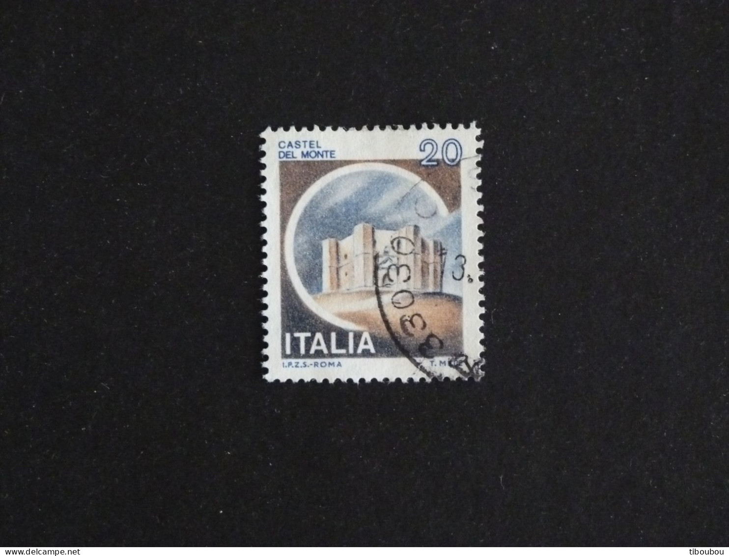 ITALIE ITALIA YT 1435 OBLITERE - CHATEAU DEL MONTE ANDRIA BARI - 1971-80: Usati