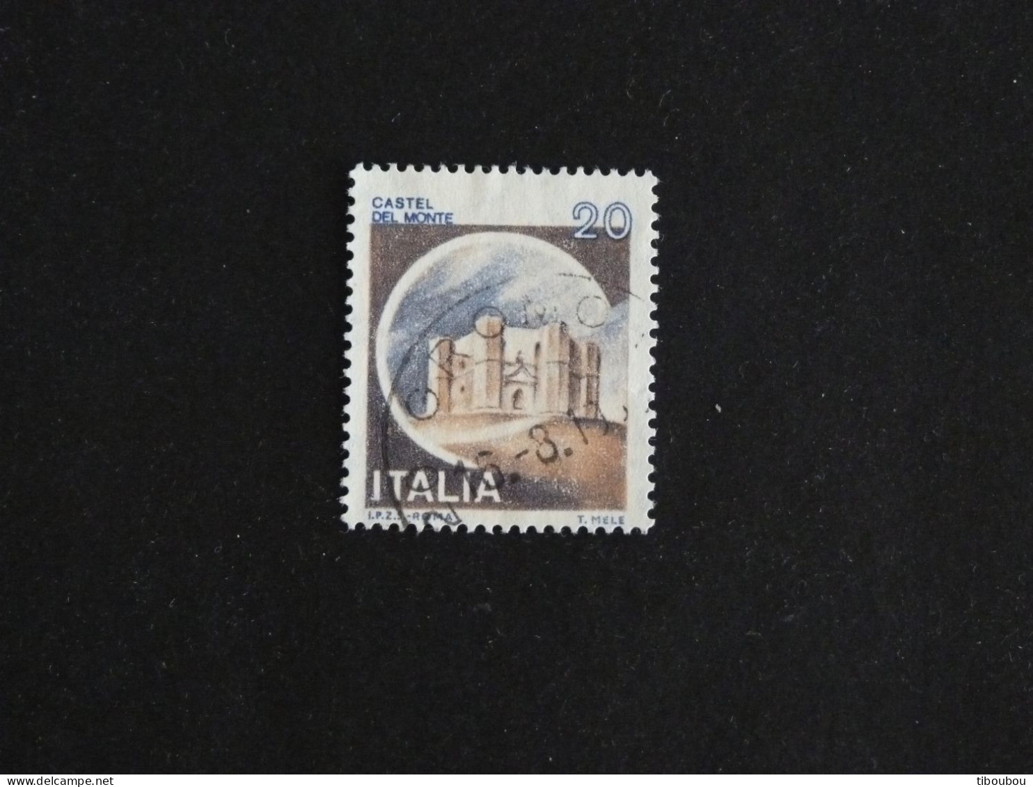 ITALIE ITALIA YT 1435 OBLITERE - CHATEAU DEL MONTE ANDRIA BARI - 1971-80: Used