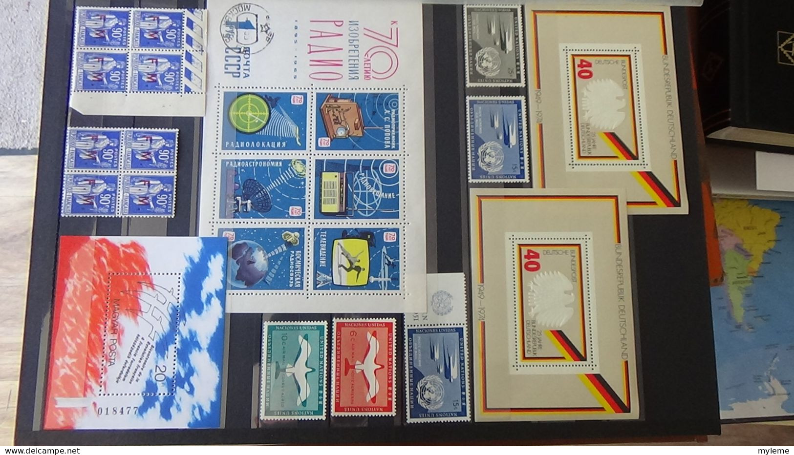 BF13 Ensemble de timbres et blocs ** de divers pays.  A saisir !!!.