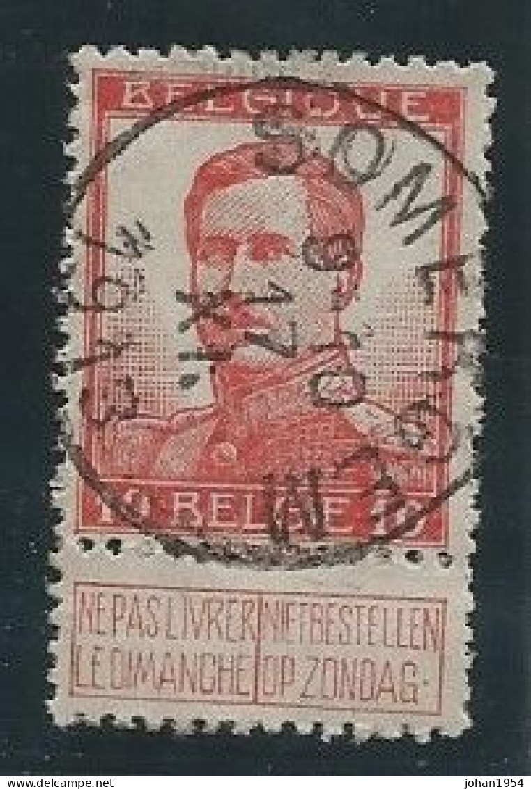 N°118, Afst. SOMERGEM 17/11/1913 -- Zomergem - 1912 Pellens