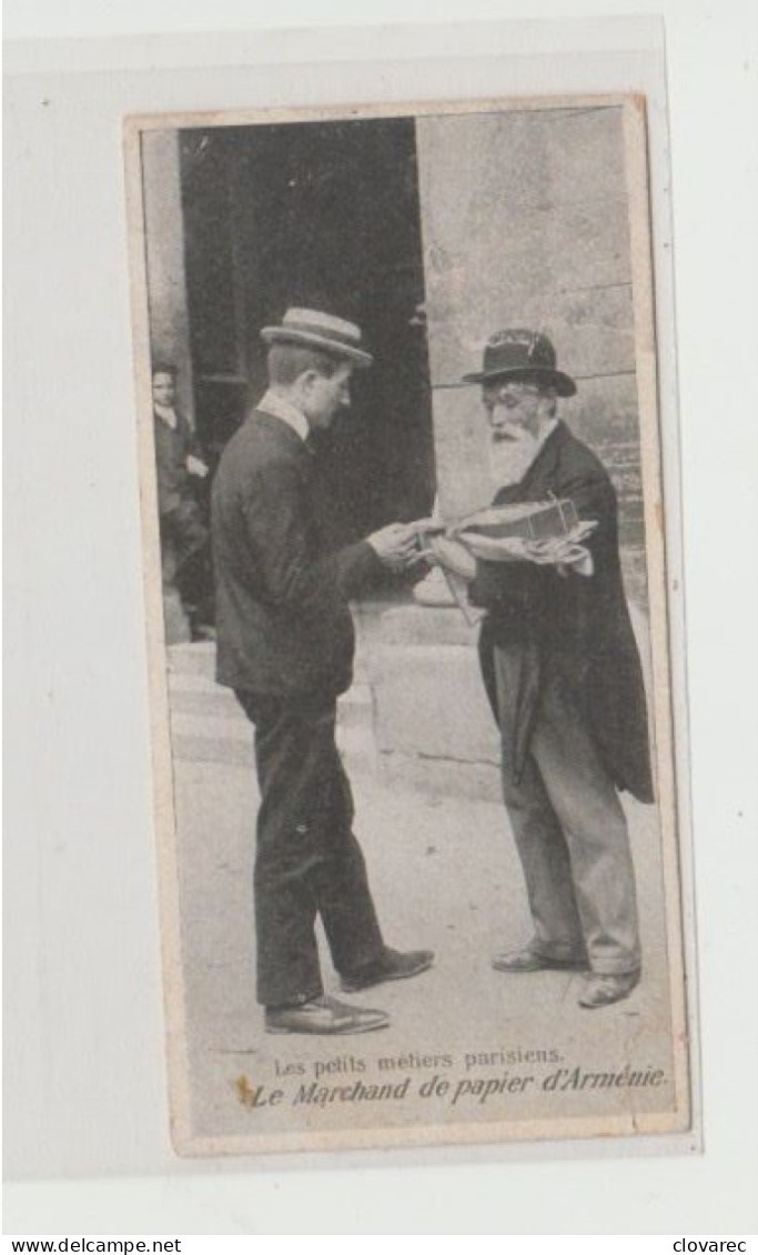 PARIS  "Le Marchand De Papier D'Arménie"   Dimension 14 X 7 - Petits Métiers à Paris