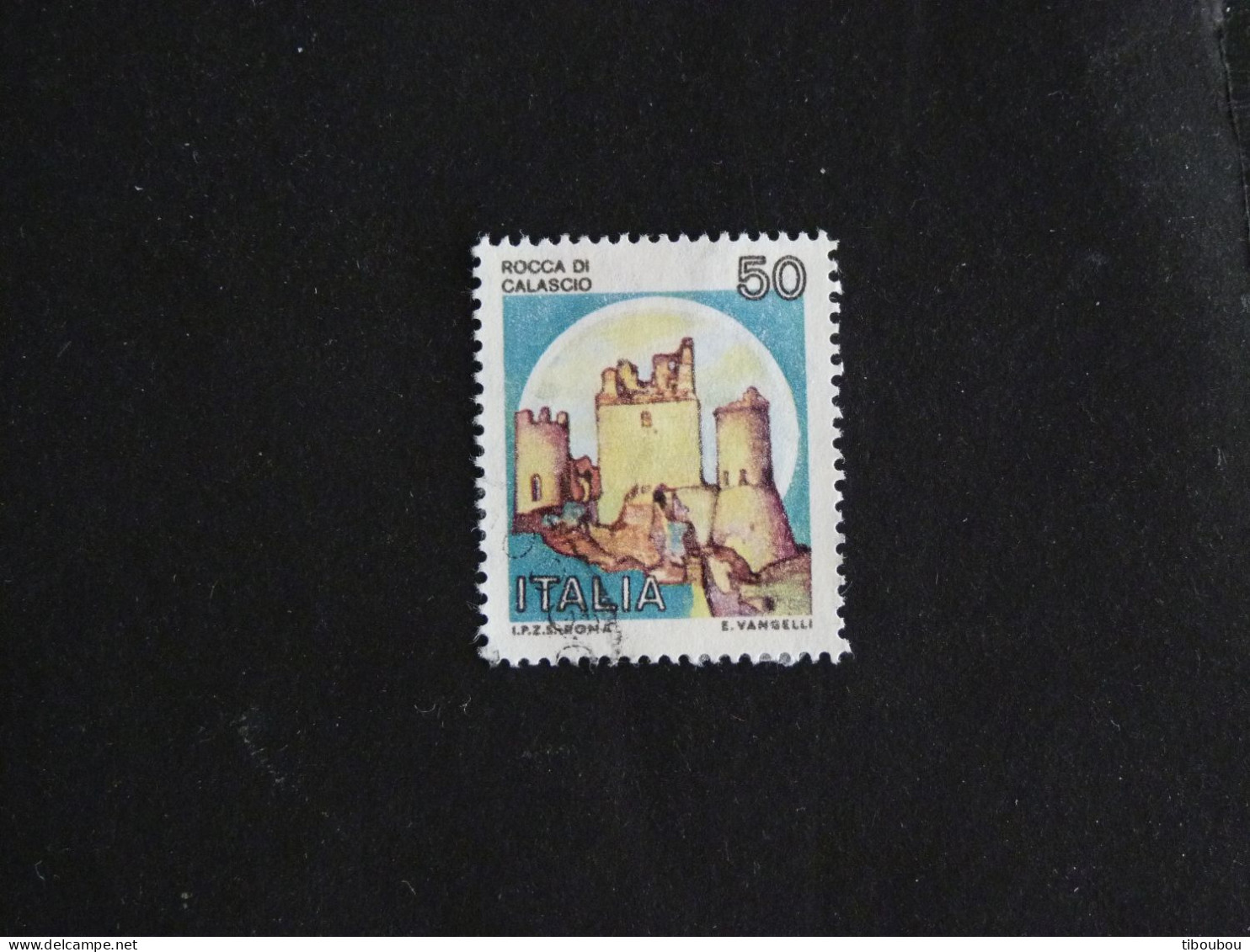 ITALIE ITALIA YT 1437 OBLITERE - FORTERESSE DE CALASCIO L'AQUILA - 1971-80: Used