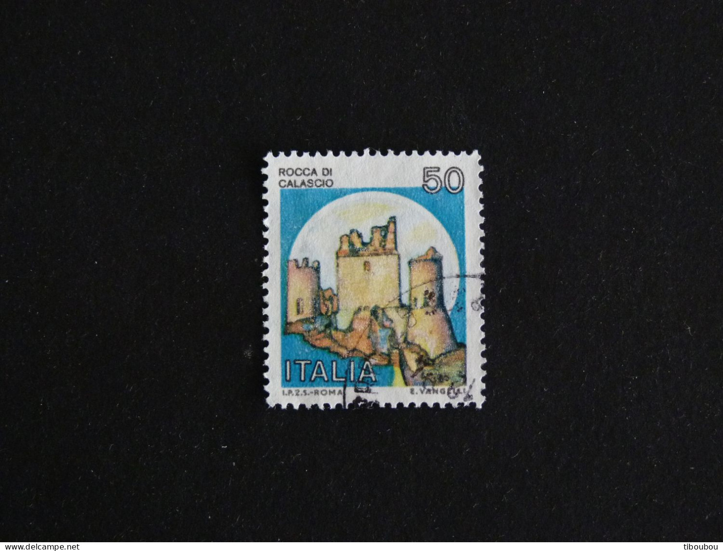 ITALIE ITALIA YT 1437 OBLITERE - FORTERESSE DE CALASCIO L'AQUILA - 1971-80: Used