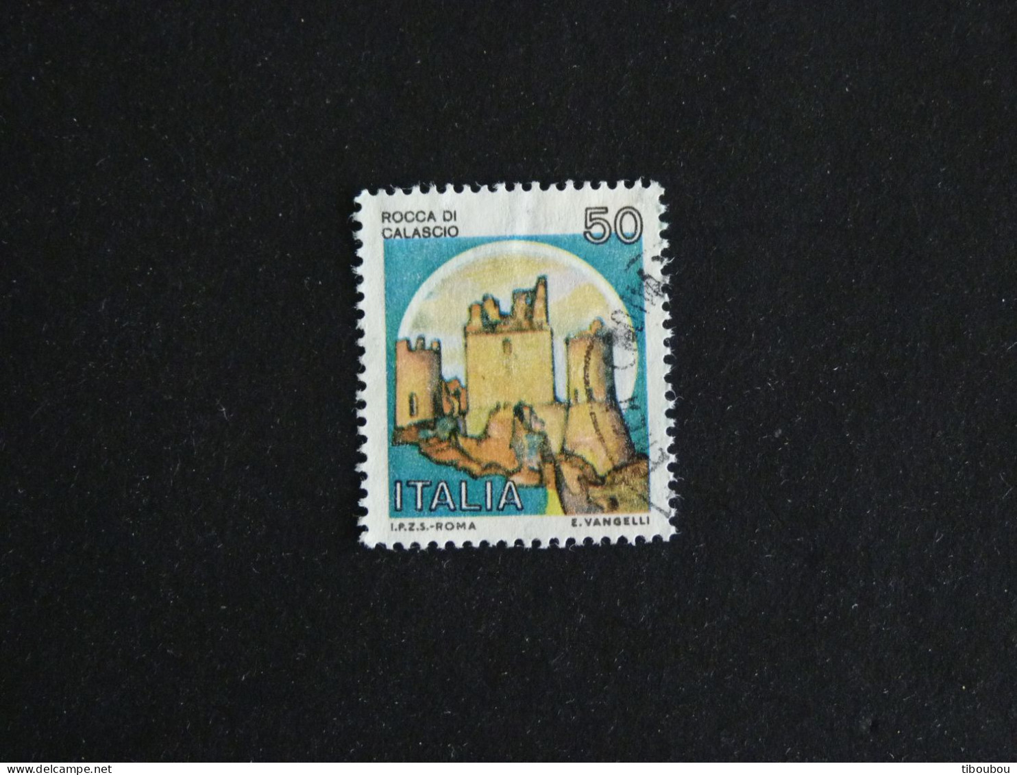 ITALIE ITALIA YT 1437 OBLITERE - FORTERESSE DE CALASCIO L'AQUILA - 1971-80: Used