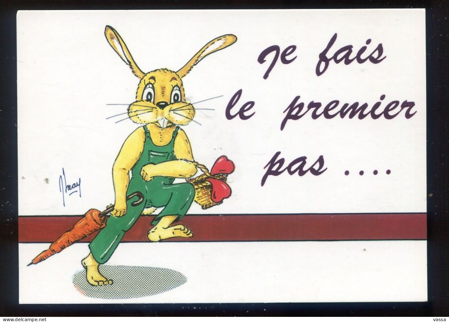 Lapin Humanisé, " Je Fais Le Premier Pas " Parapluie  Carotte Création Jhean. Collection Lapin - Rabbit - Animales Vestidos
