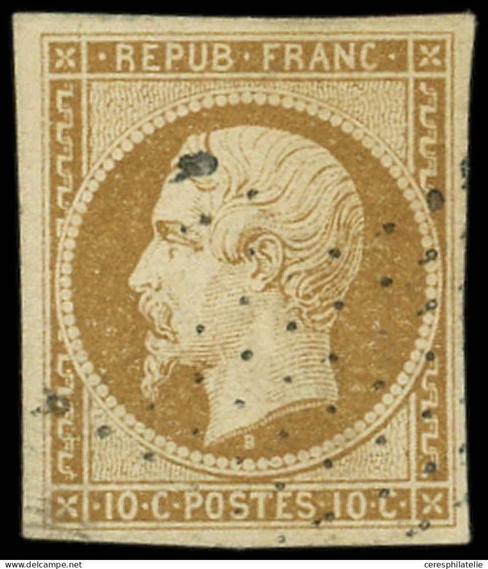 PRESIDENCE - 9    10c. Bistre-jaune, Obl. ETOILE, Frappe Légère, TB/TTB. C - 1852 Luigi-Napoleone