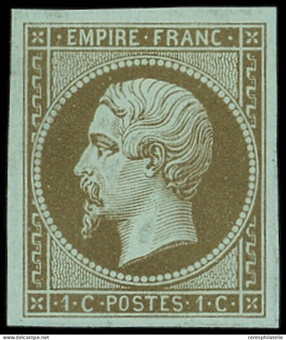 ** EMPIRE NON DENTELE - 11c   1c. MORDORE, TB - 1853-1860 Napoléon III