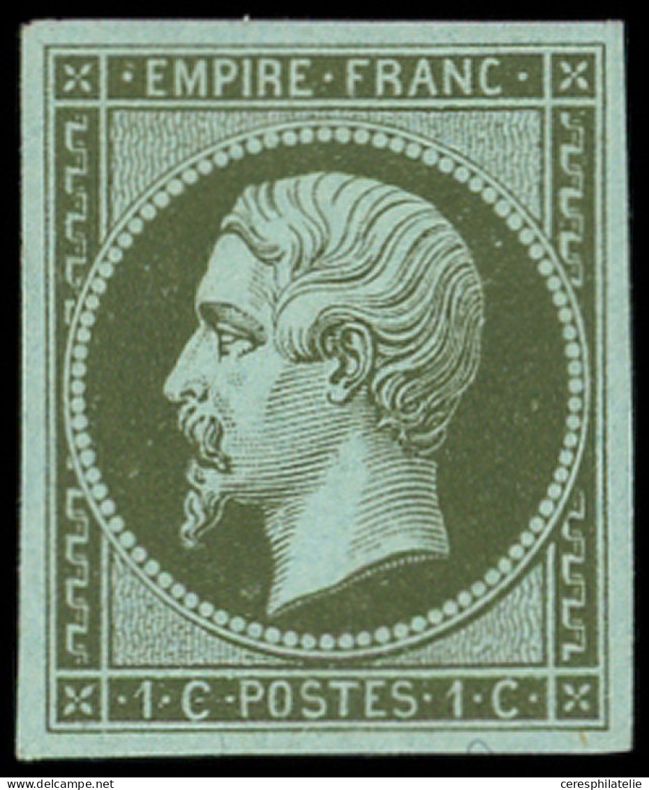 * EMPIRE NON DENTELE - 11    1c. Olive, Belles Marges Régulières, Frais Et TB - 1853-1860 Napoleone III