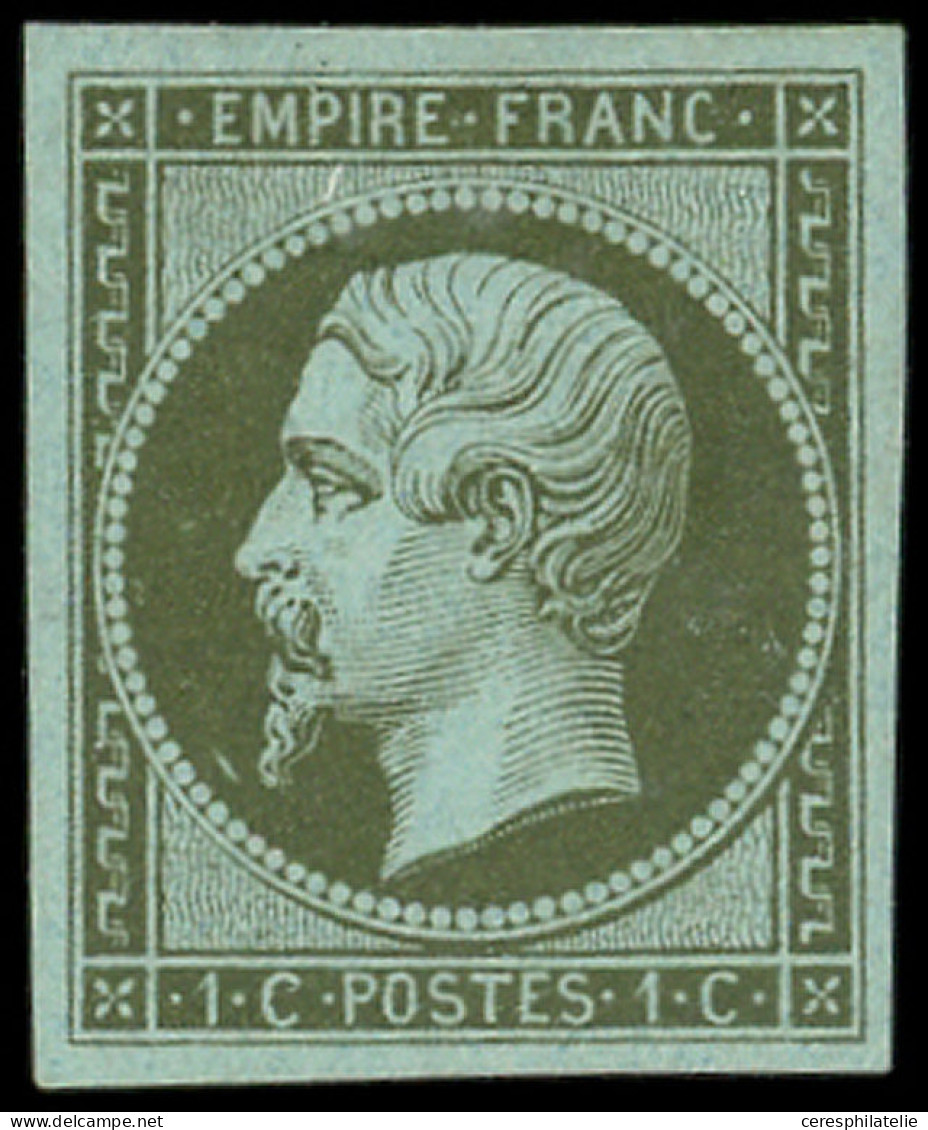 * EMPIRE NON DENTELE - 11    1c. Olive, TB - 1853-1860 Napoleone III