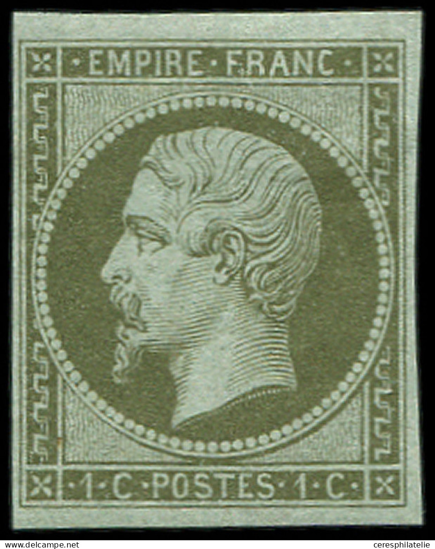 * EMPIRE NON DENTELE - 11a   1c. Bronze, Ch. Légère, TB - 1853-1860 Napoleon III