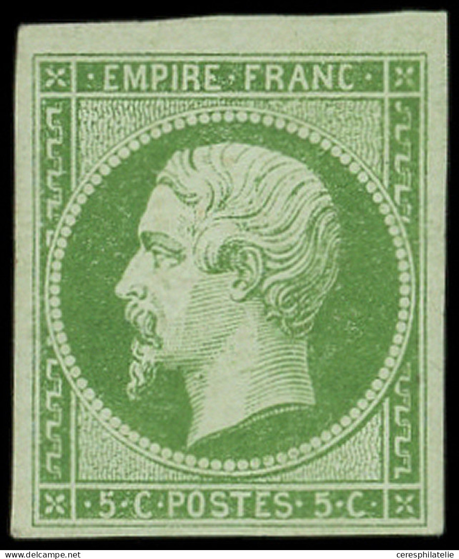 * EMPIRE NON DENTELE - 12    5c. Vert, Très Belles Marges, TB - 1853-1860 Napoléon III