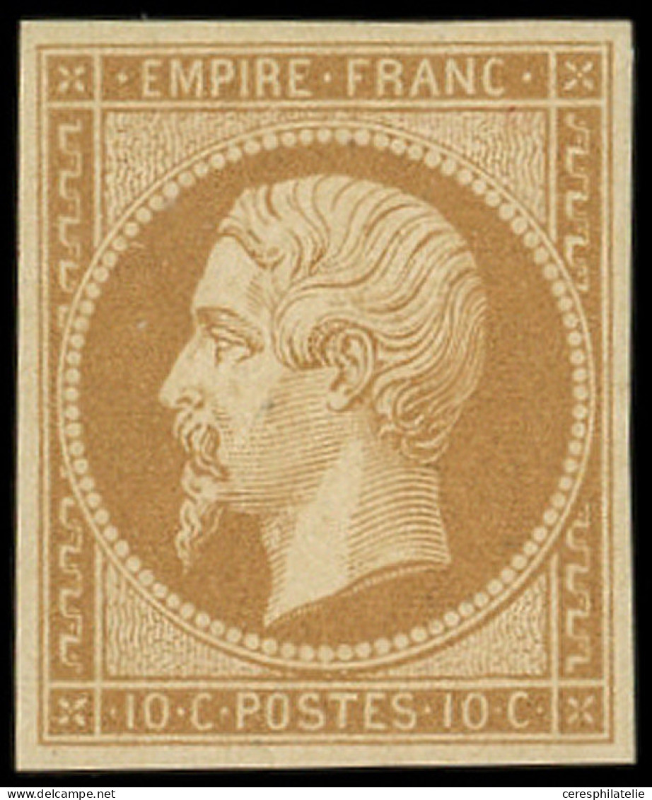 * EMPIRE NON DENTELE - 13Ac 10c. Bistre-brun, T I, TB. C - 1853-1860 Napoléon III.