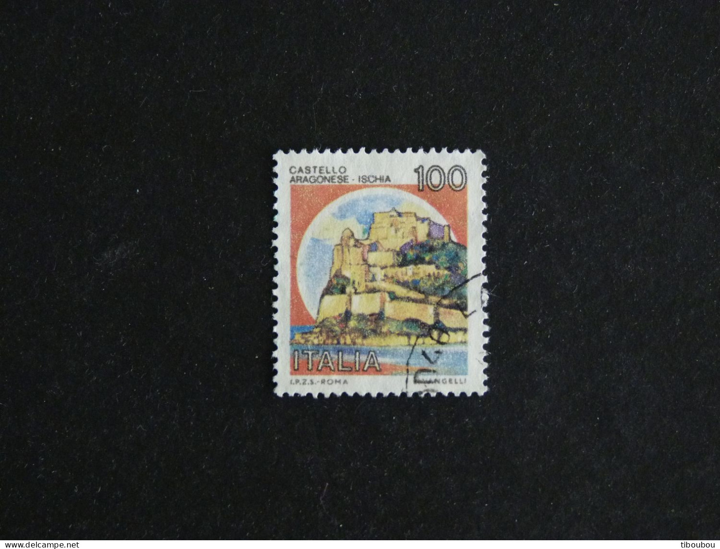 ITALIE ITALIA YT 1440 OBLITERE - CHATEAU ARAGONESE ISCHIA NAPLES - 1971-80: Usados