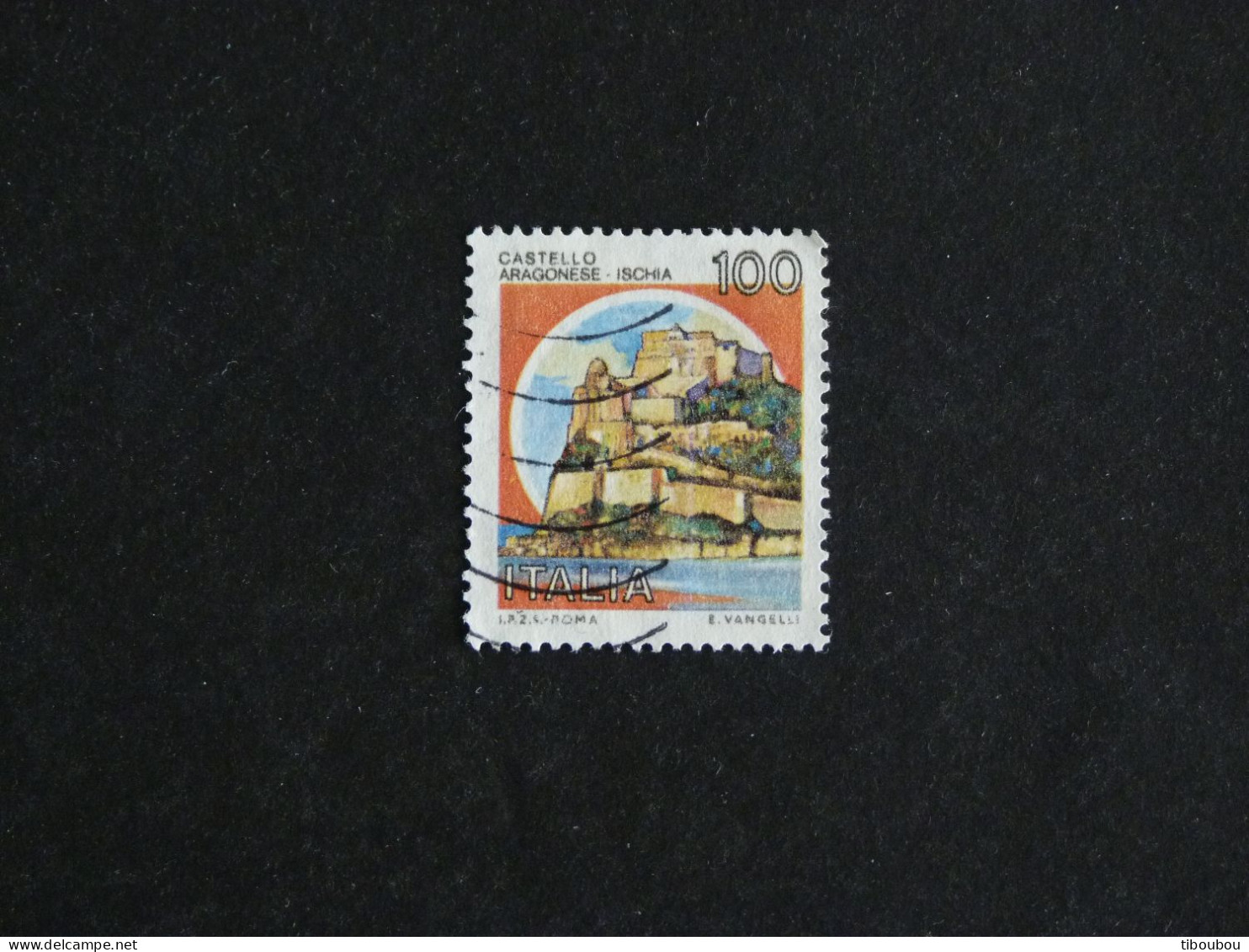 ITALIE ITALIA YT 1440 OBLITERE - CHATEAU ARAGONESE ISCHIA NAPLES - 1971-80: Usati