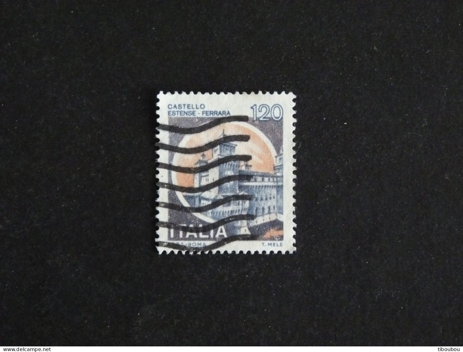 ITALIE ITALIA YT 1441 OBLITERE - CHATEAU ESTENSE FERRARA - 1971-80: Used