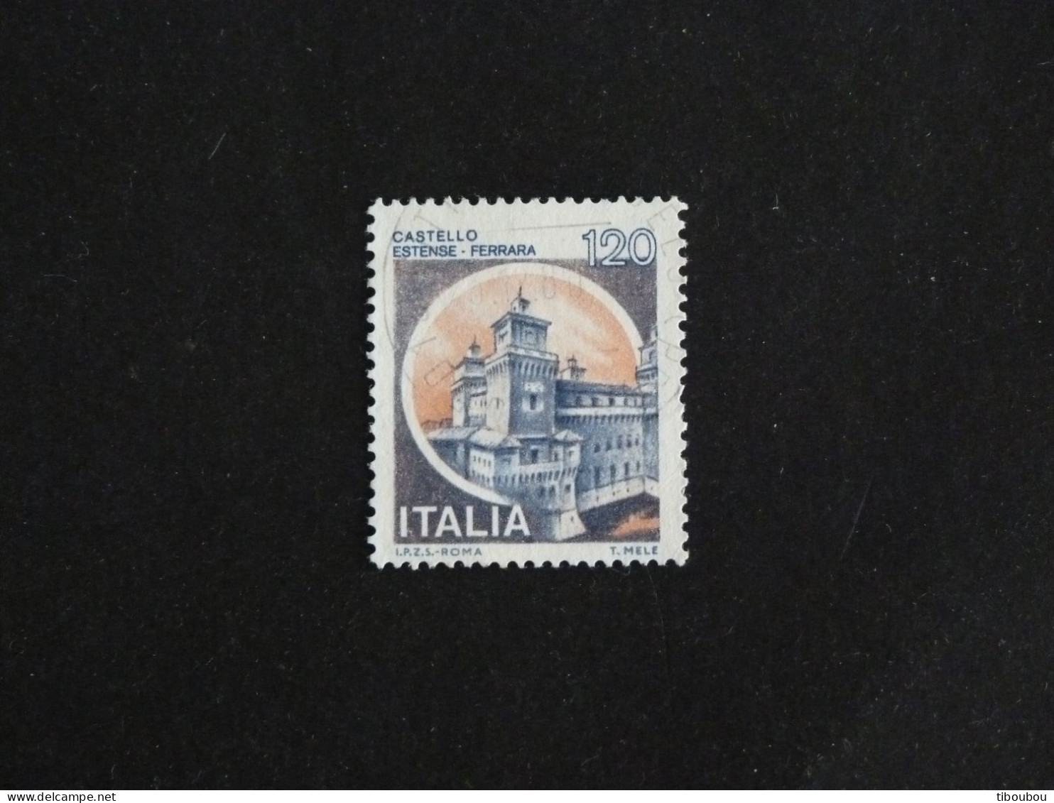 ITALIE ITALIA YT 1441 OBLITERE - CHATEAU ESTENSE FERRARA - 1971-80: Oblitérés