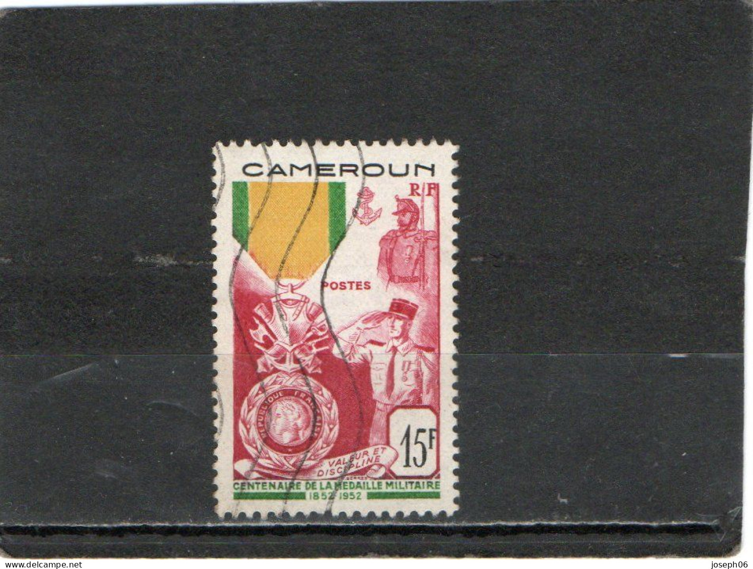CAMEROUN  1952  Y.T. N° 296  Oblitéré - Camerún (1960-...)