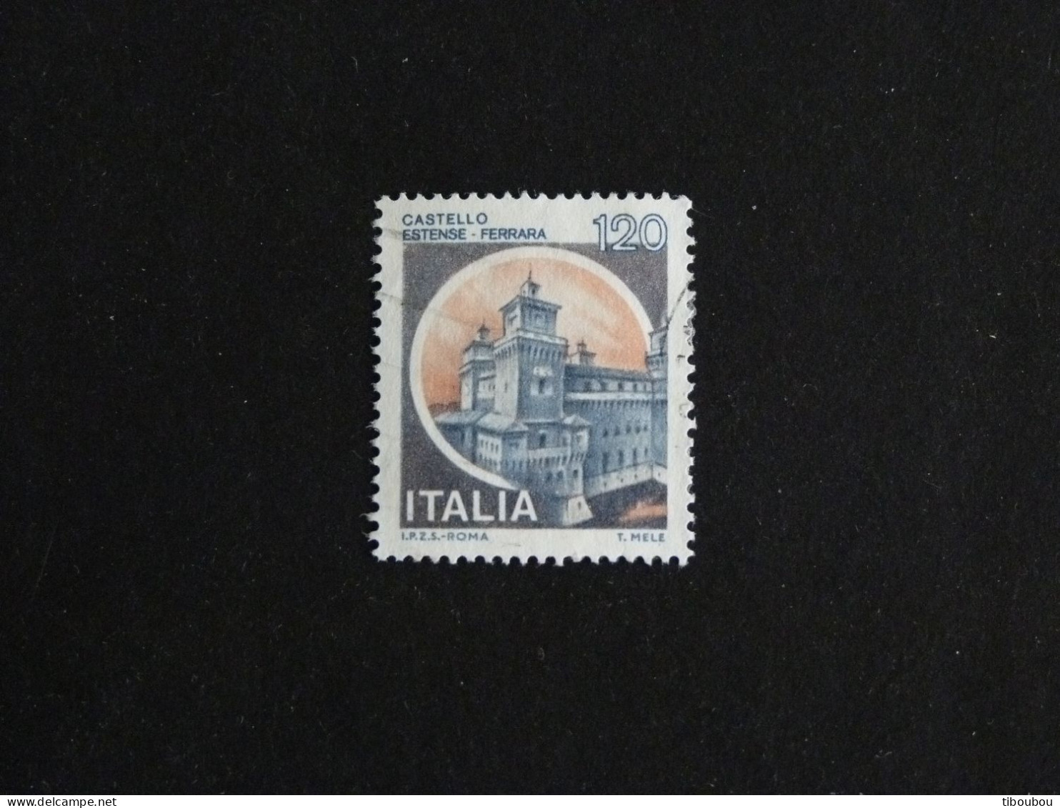 ITALIE ITALIA YT 1441 OBLITERE - CHATEAU ESTENSE FERRARA - 1971-80: Oblitérés