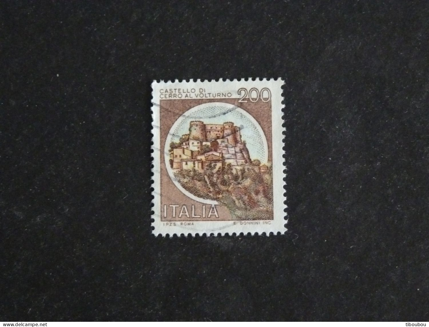 ITALIE ITALIA YT 1445 OBLITERE - CHATEAU DE CERRO AL VOLTURNO ISERNIA - 1971-80: Used