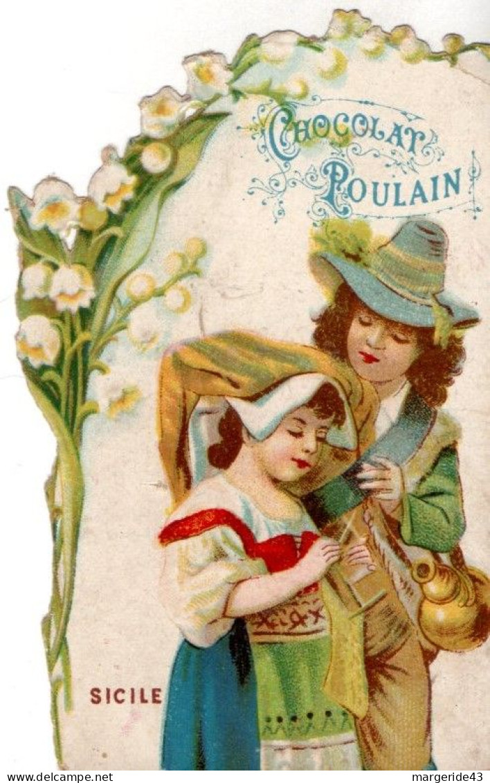 CHROMOS POULAIN - COSTUMES DE SICILE - Poulain