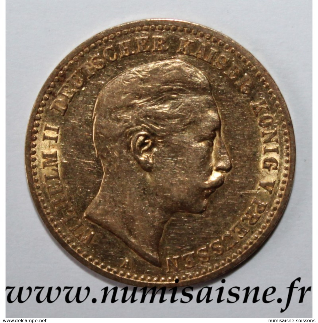 ALLEMAGNE - PRUSSE - KM 520 - 10 MARK 1893 A - Berlin - OR - TTB - Andere & Zonder Classificatie