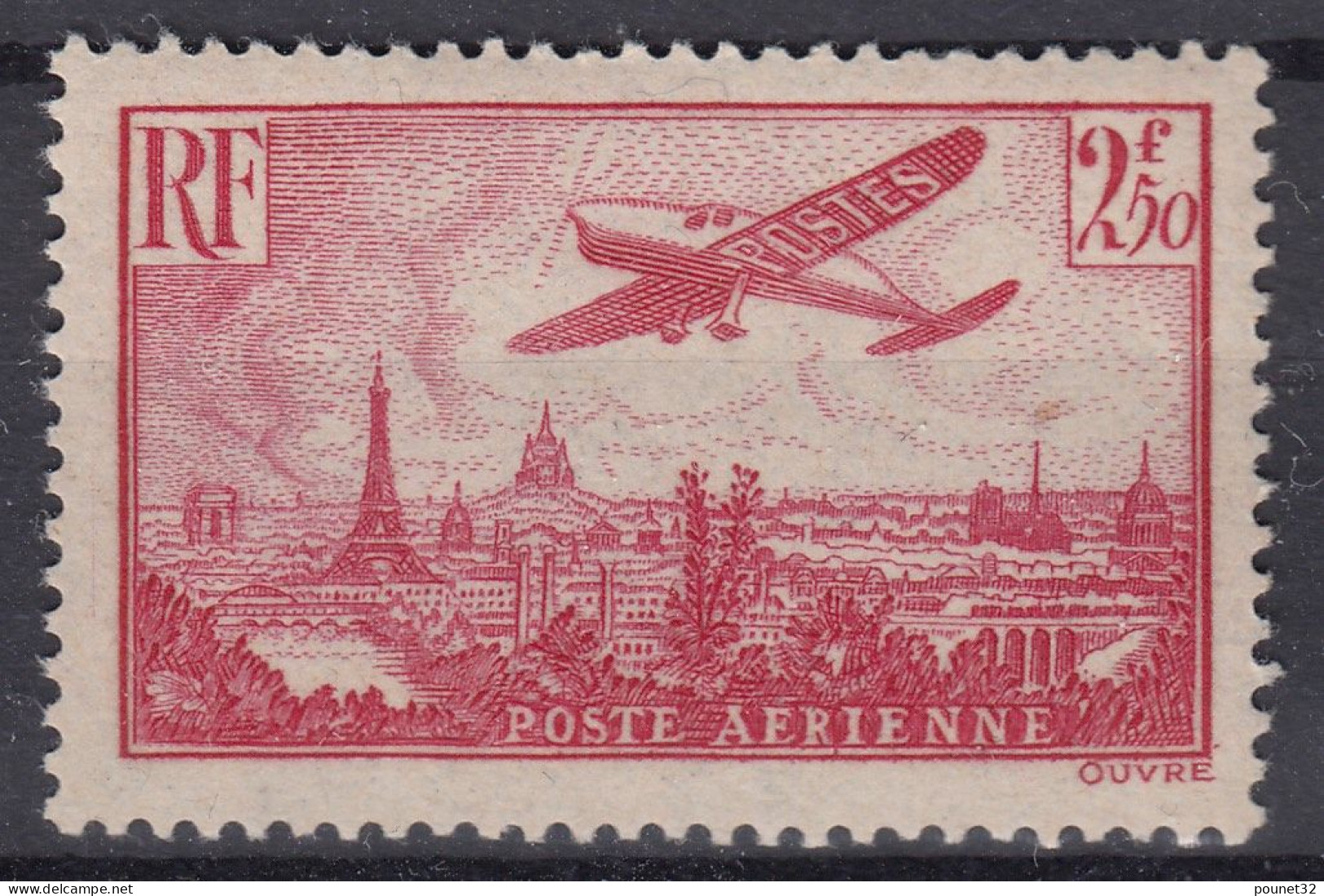 TIMBRE FRANCE POSTE AERIENNE AVIATION N° 11 NEUF ** GOMME SANS CHARNIERE - 1927-1959 Neufs