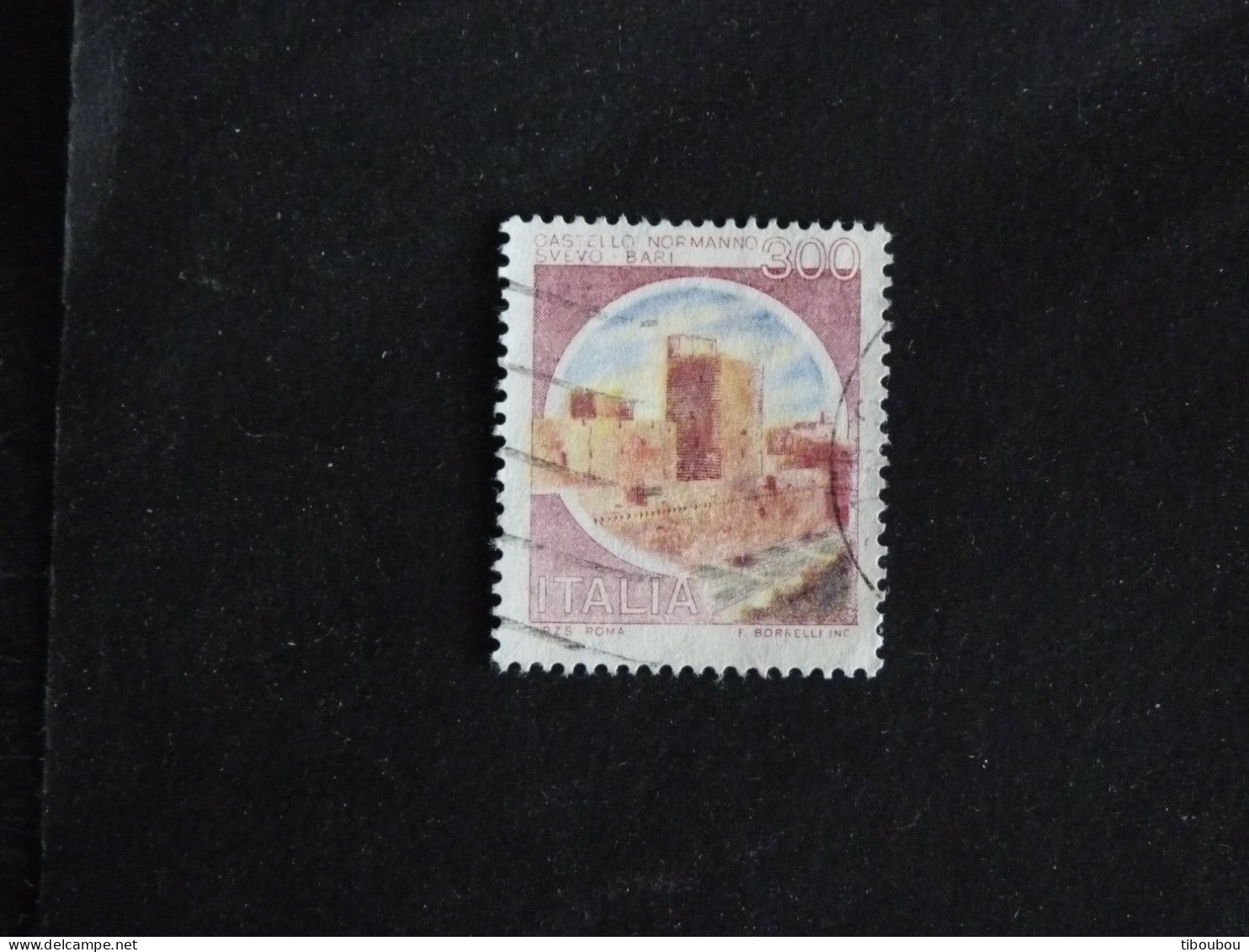 ITALIE ITALIA YT 1447 OBLITERE - CHATEAU DE NORMANNO SVEVO BARI - 1971-80: Used