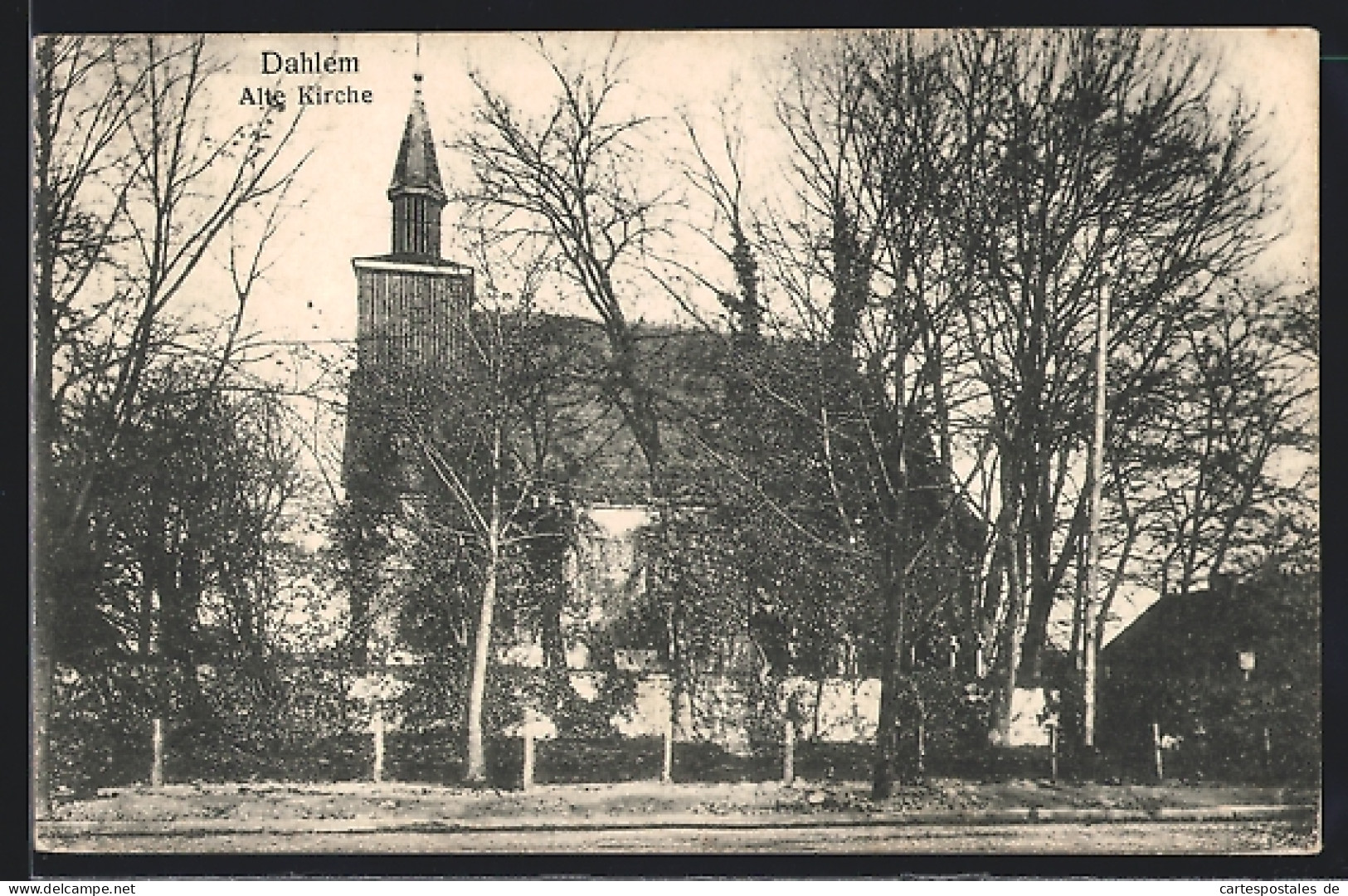 AK Dahlem, Blick Auf Die Alte Kirche  - Dahlem