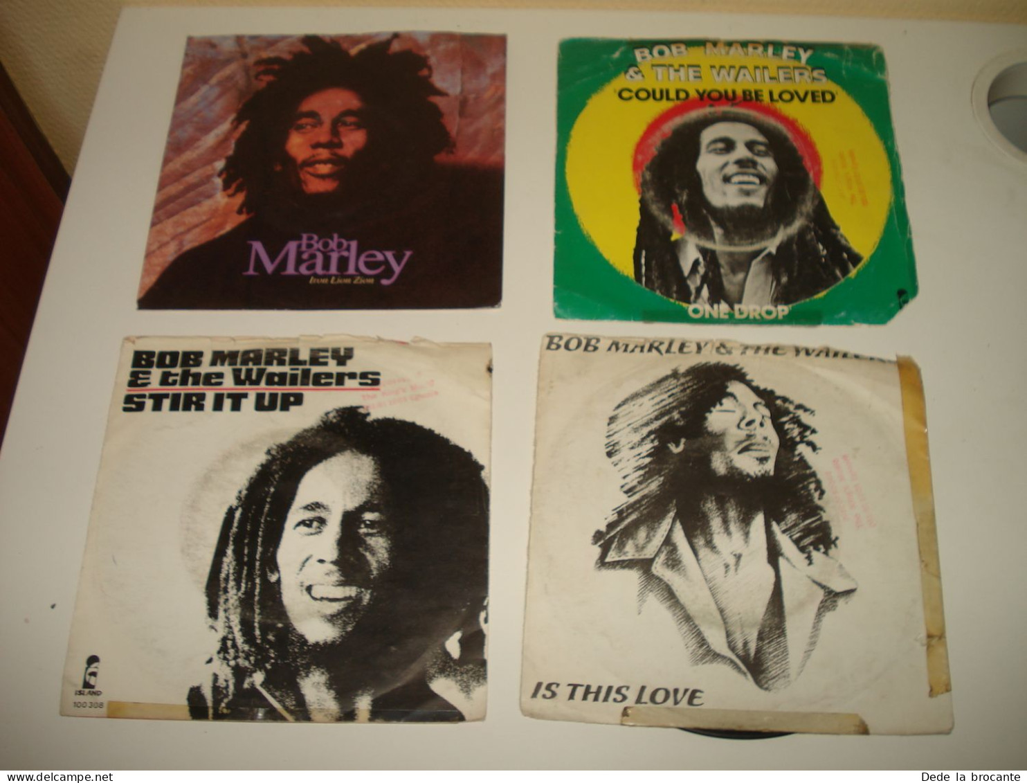 B14/  Lot De 4 Vinyles  SP - 7" -  Bob Marley And The Waillers - Reggae