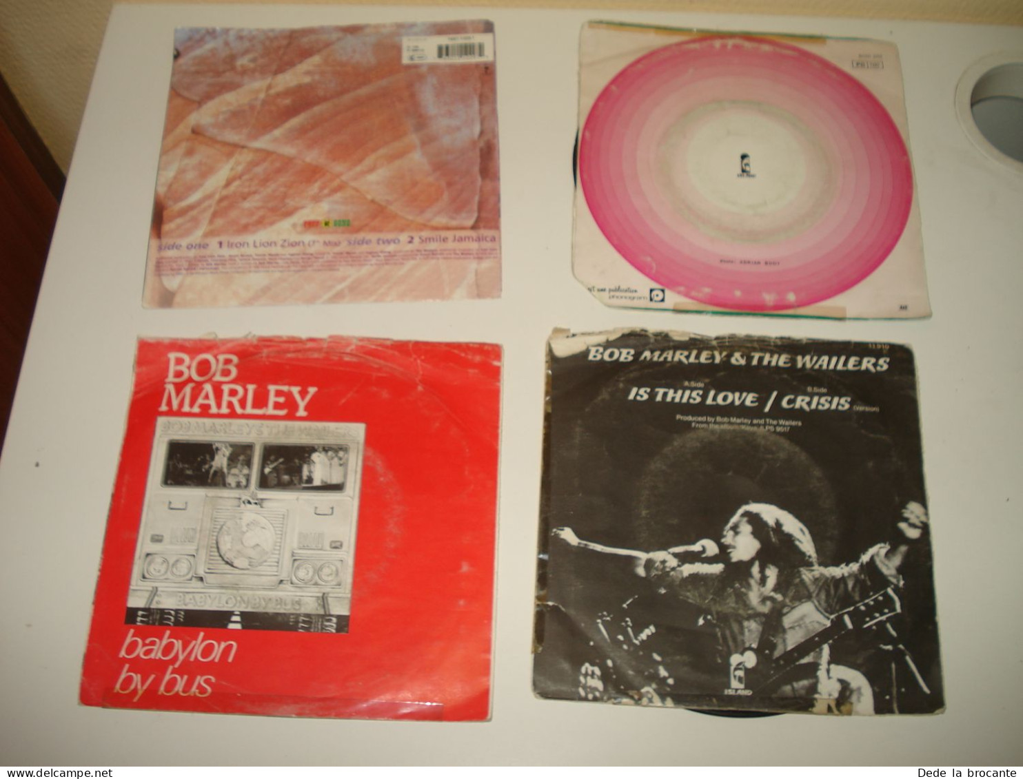 B14/  Lot De 4 Vinyles  SP - 7" -  Bob Marley And The Waillers - Reggae