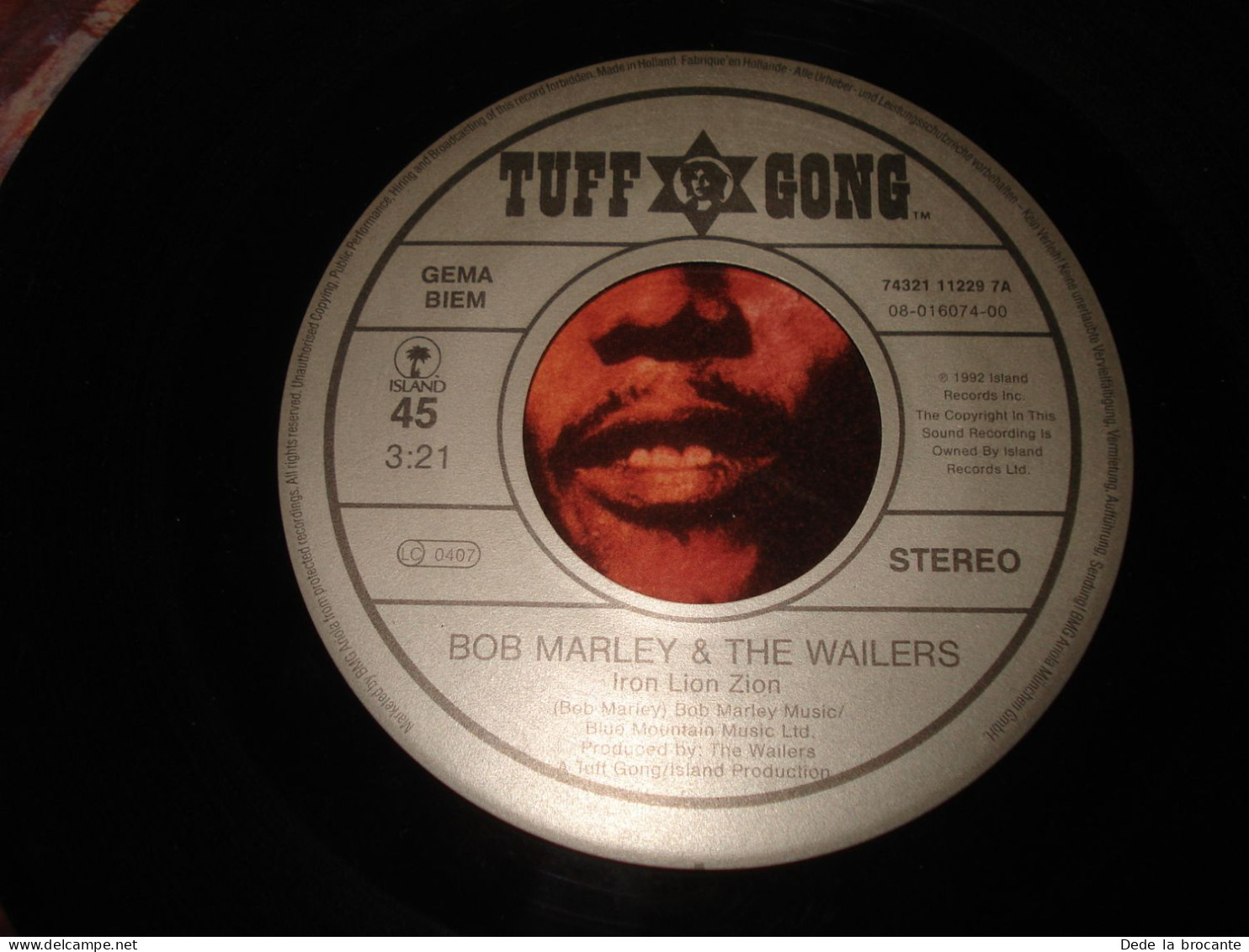 B14/  Lot De 4 Vinyles  SP - 7" -  Bob Marley And The Waillers - Reggae