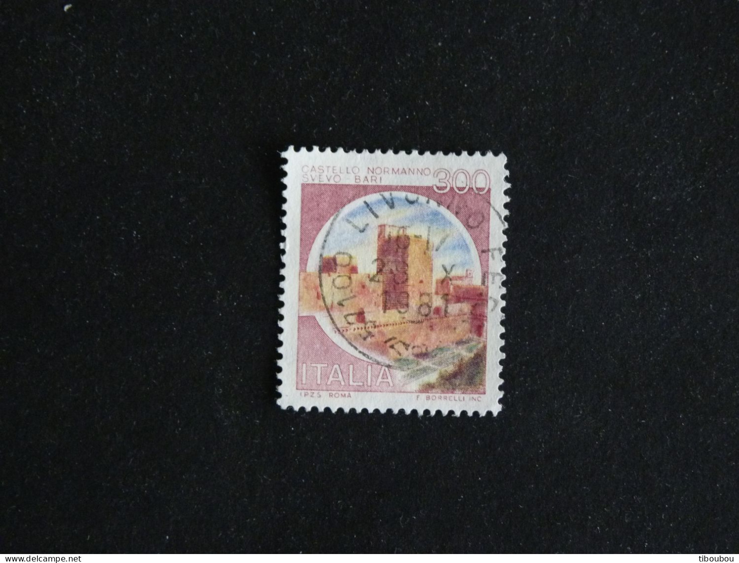 ITALIE ITALIA YT 1447 OBLITERE - CHATEAU DE NORMANNO SVEVO BARI - 1971-80: Gebraucht