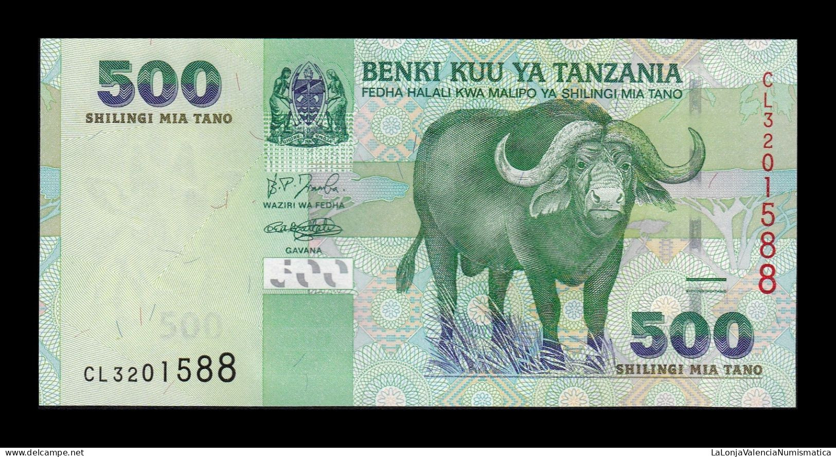 Tanzania 500 Shillings 2003 Pick 35 Sc Unc - Tansania