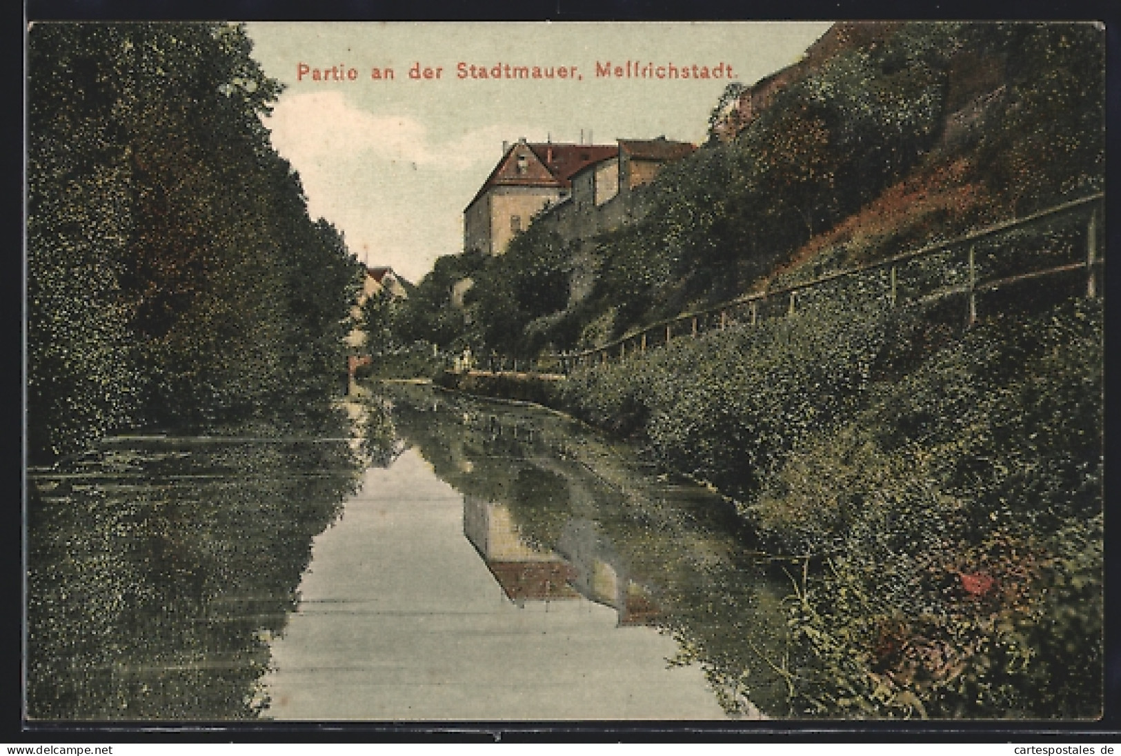 AK Mellrichstadt, Partie An Der Stadtmauer  - Mellrichstadt