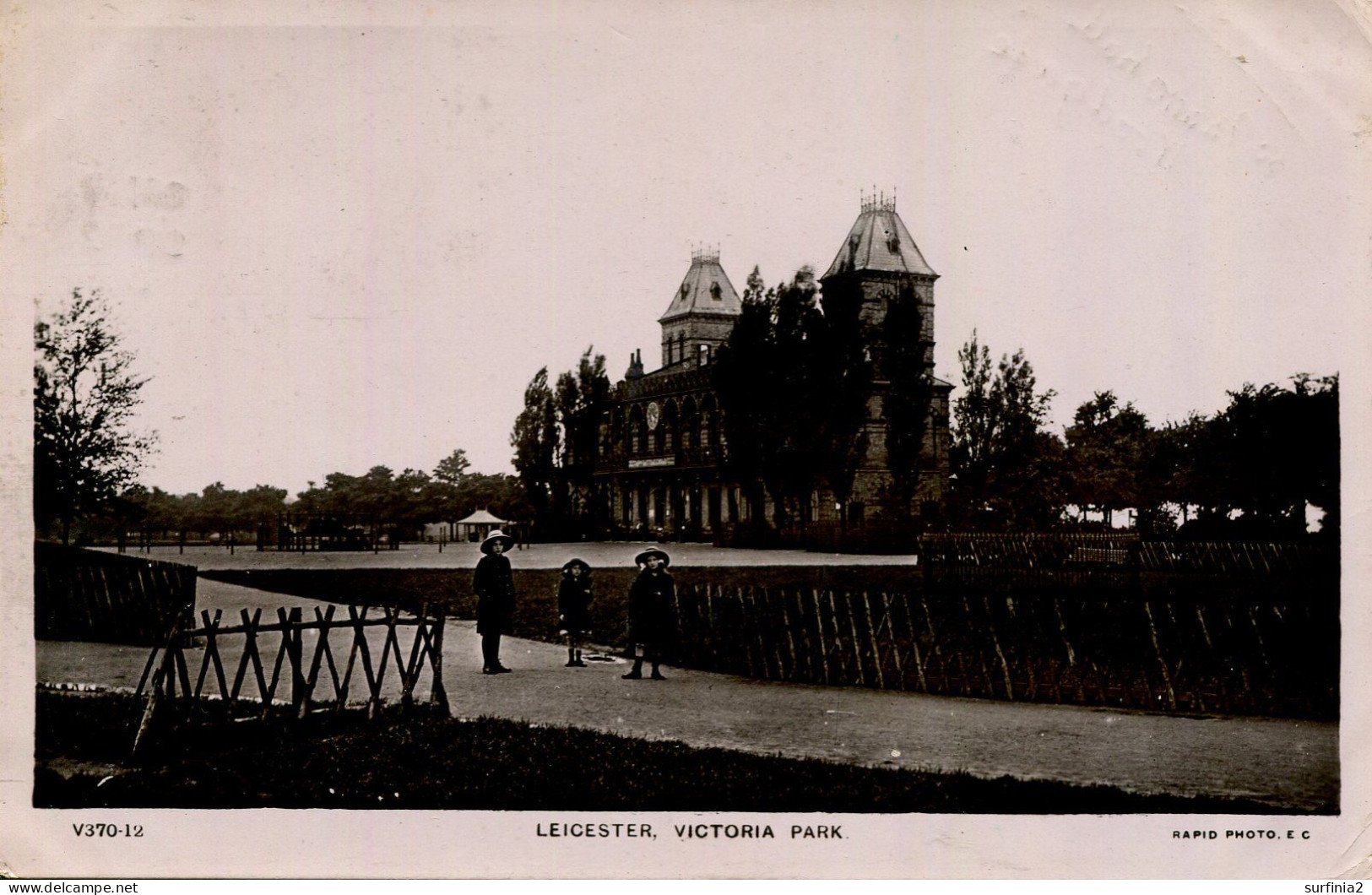 LEICS - LEICESTER - VICTORIA PARK 1907 RP Le242 - Leicester